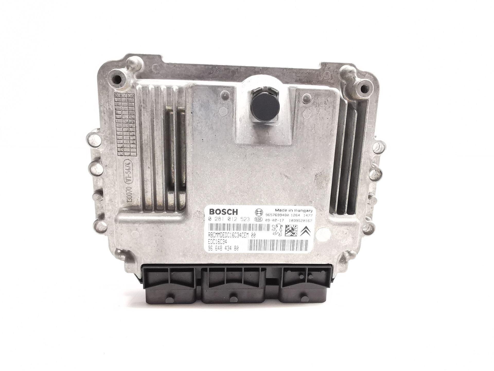 CENTRALITA MOTOR UCE CITROËN C3 I (FC_, FN_) 9664843480 / 9657699480 / EDC16C34 / 0281012523 96648434809657699480EDC16C340281012523