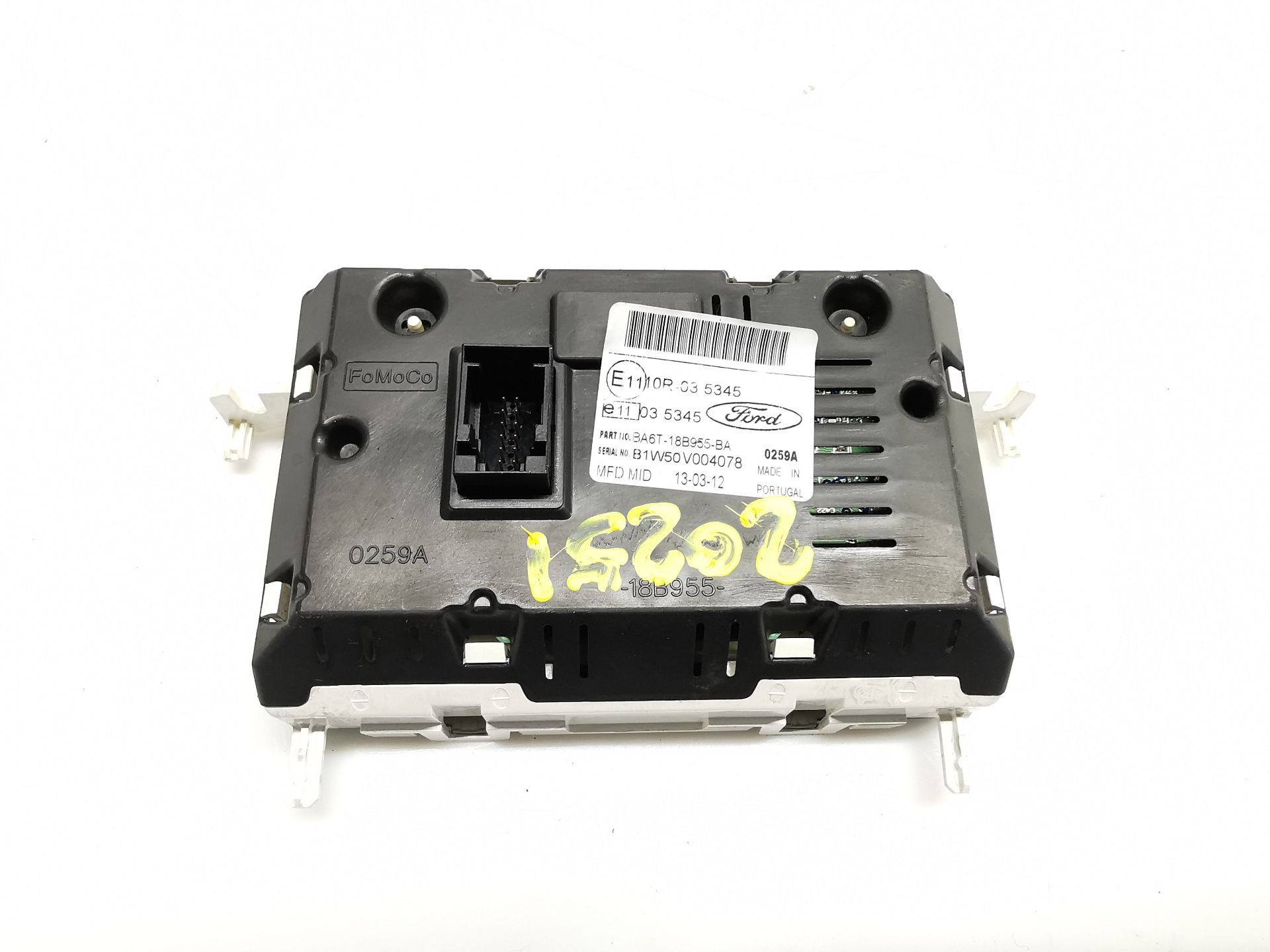 PANTALLA MULTIFUNCIÓN FORD FIESTA VI (CB1, CCN) BA6T18B955BA / 10R035345 BA6T18B955BA10R035345 - Vista 2
