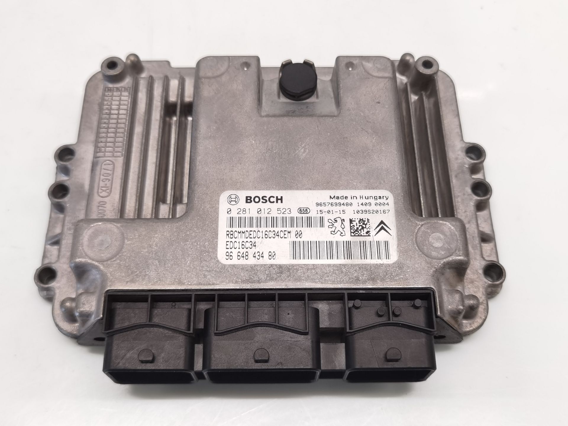 CENTRALITA MOTOR UCE CITROËN C3 I (FC_, FN_) 9664843480 / 9657699480 / EDC16C34 / 0281012523 96648434809657699480EDC16C340281012523