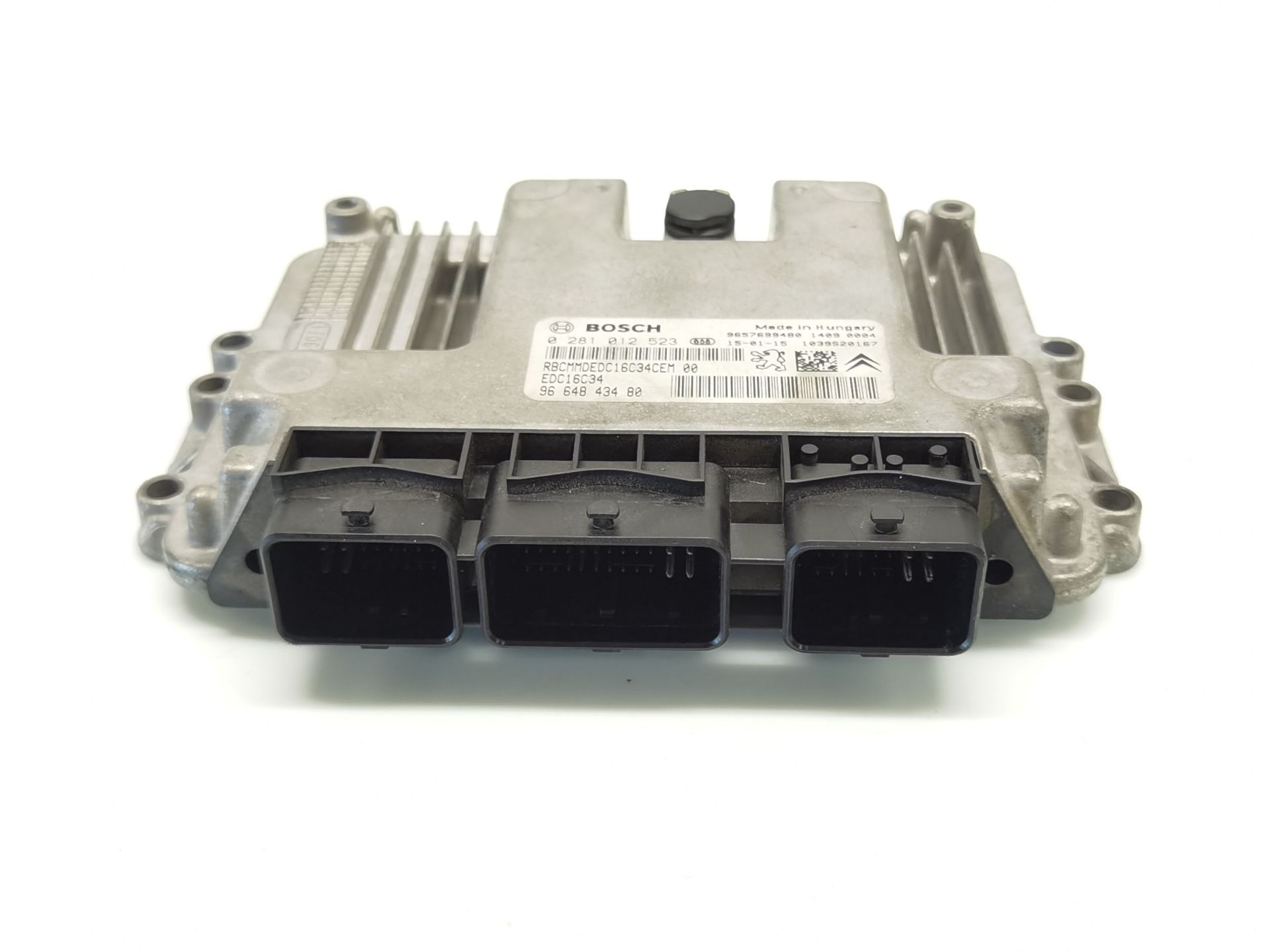 CENTRALITA MOTOR UCE CITROËN C3 I (FC_, FN_) 9664843480 / 9657699480 / EDC16C34 / 0281012523 96648434809657699480EDC16C340281012523 - Vista 3