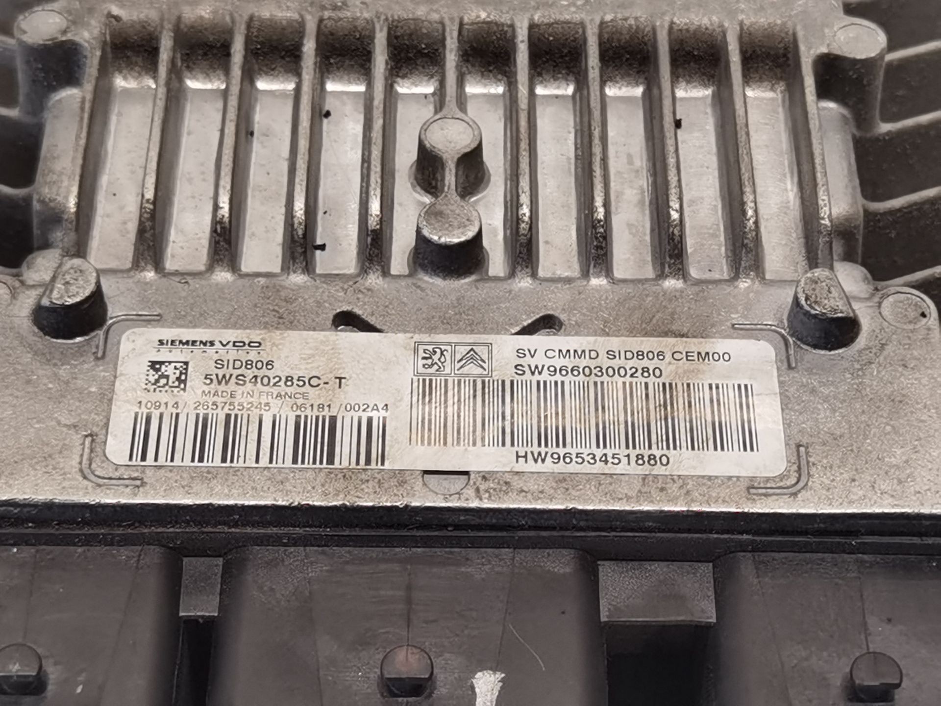 CENTRALITA MOTOR UCE CITROËN C2 (JM_) SW9660300280 / 5WS40285CT SW96603002805WS40285CT - Vista 2