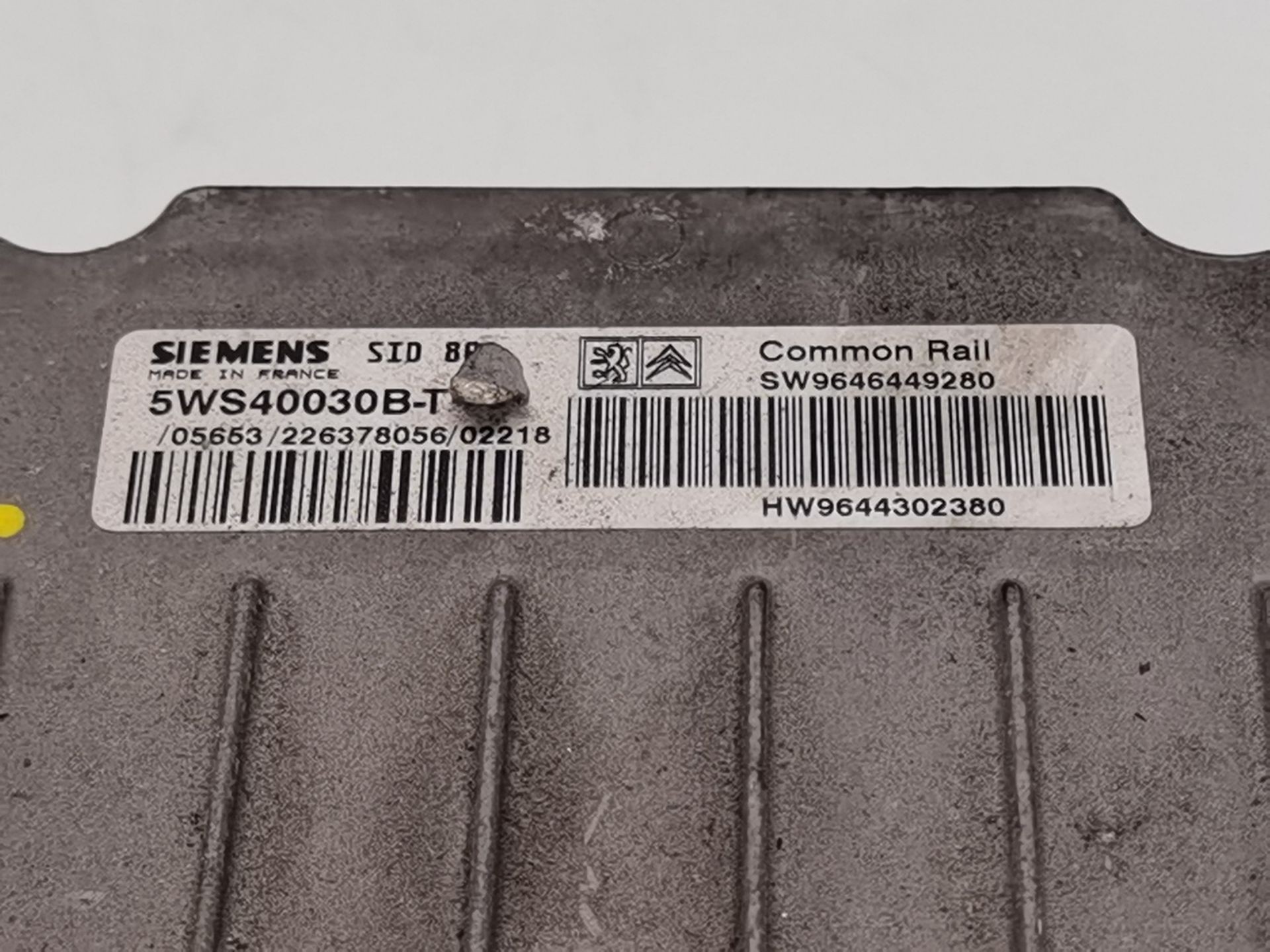 CENTRALITA MOTOR UCE PEUGEOT 307 SW (3H) SW9646449280 / HW9644302380 / 5WS40030BT SW9646449280HW96443023805WS40030BT - Vista 2