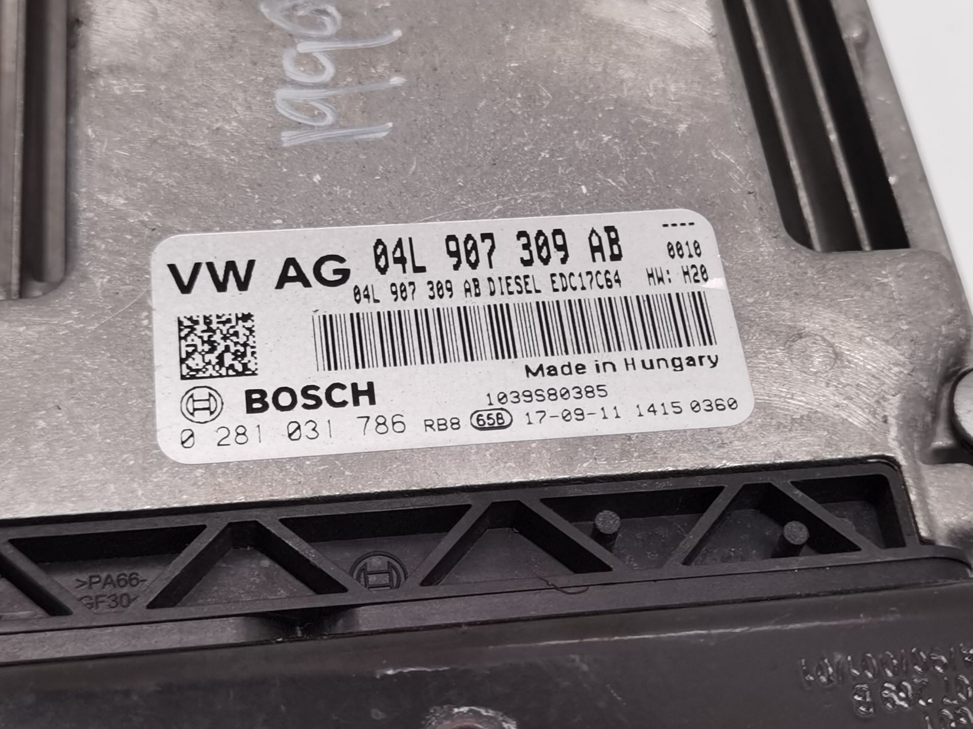 CENTRALITA MOTOR UCE AUDI Q3 (8UB, 8UG) 04L907309AB / 0281031786 04L907309AB0281031786 - Vista 2