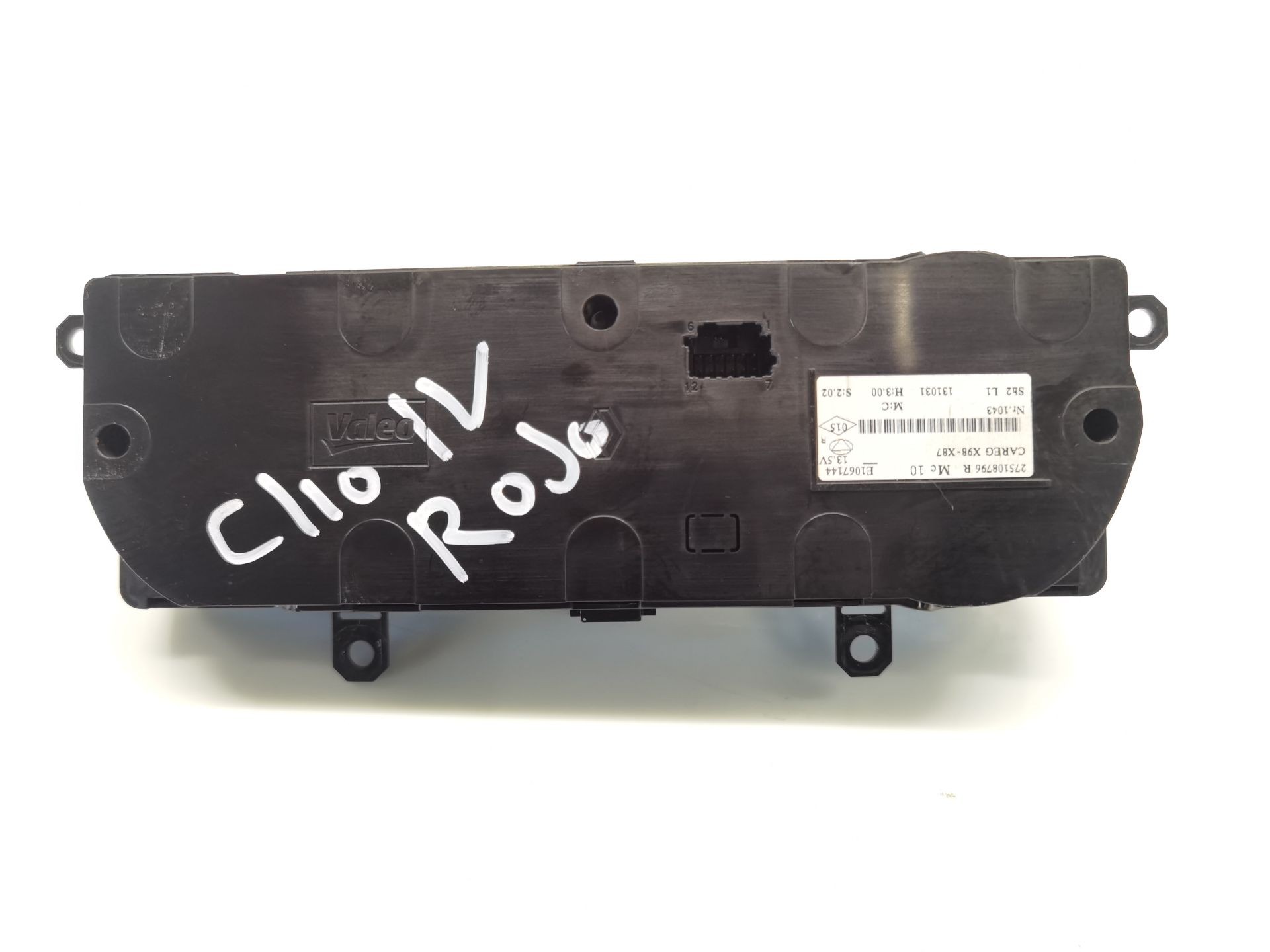 MANDO CALEFACCIÓN / AIRE ACONDICIONADO RENAULT CLIO IV (BH_) E1071162E E1071162E - Vista 2