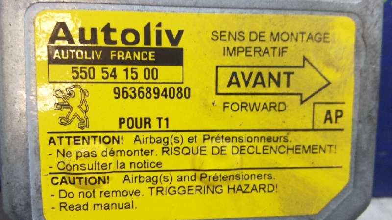 CENTRALITA AIRBAG PEUGEOT 206 BERLINA 9636894080 / 550541500 9636894080550541500 - Vista 2