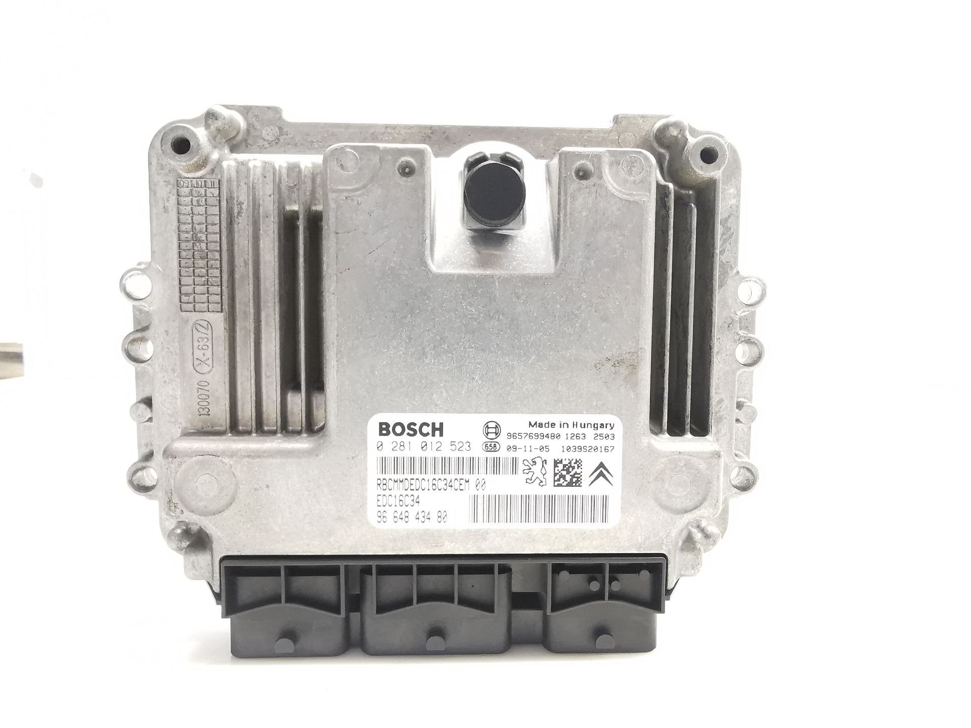CENTRALITA MOTOR UCE CITROËN C3 I (FC_, FN_) 9657699480 / 9664843480 / EDC16C34 / 0281012523 96576994809664843480EDC16C340281012523