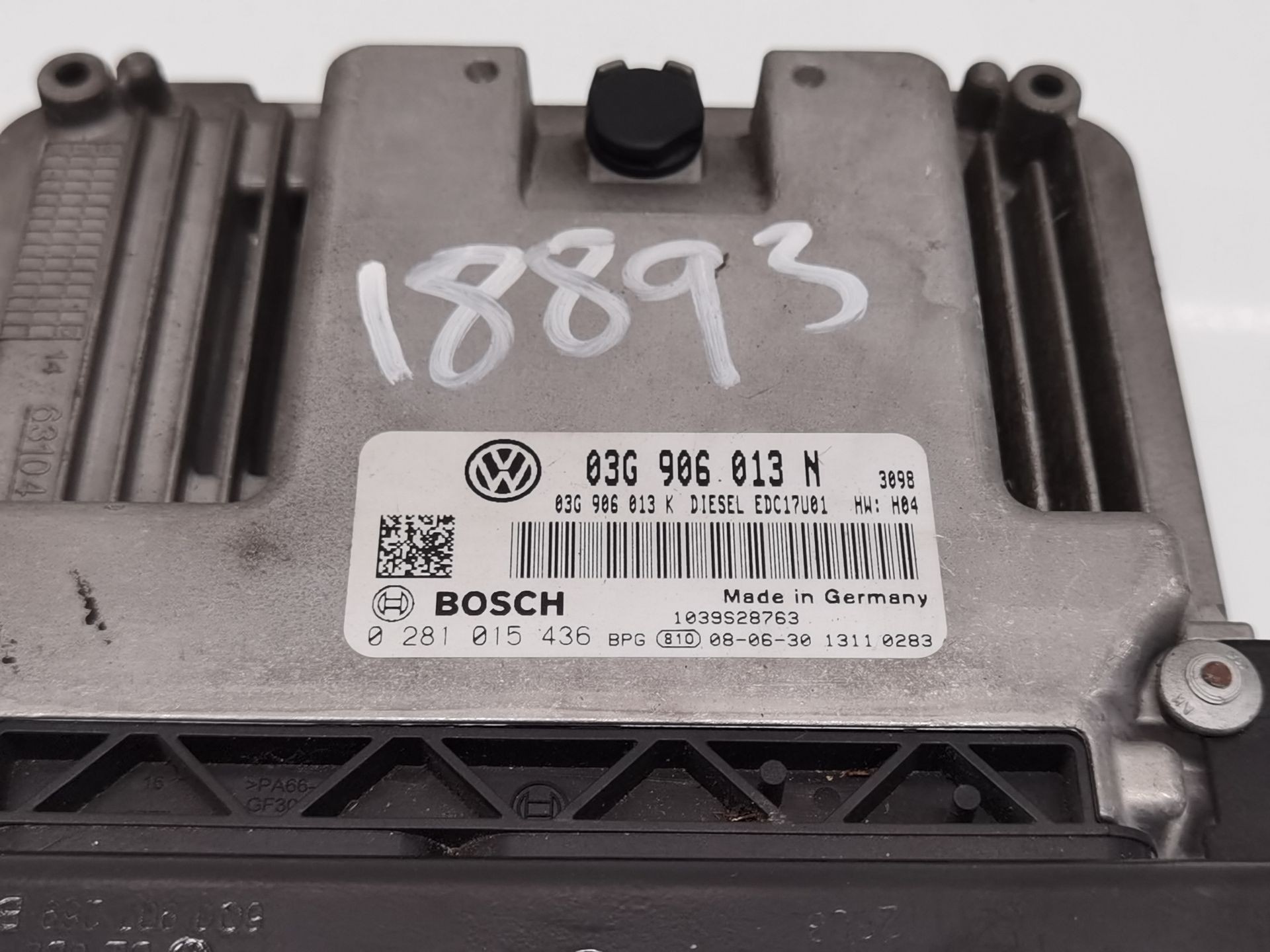 CENTRALITA MOTOR UCE SEAT IBIZA IV SC (6J1, 6P5) 03G906013N / 0281015436 / 03G906013K 03G906013N028101543603G906013K - Vista 2