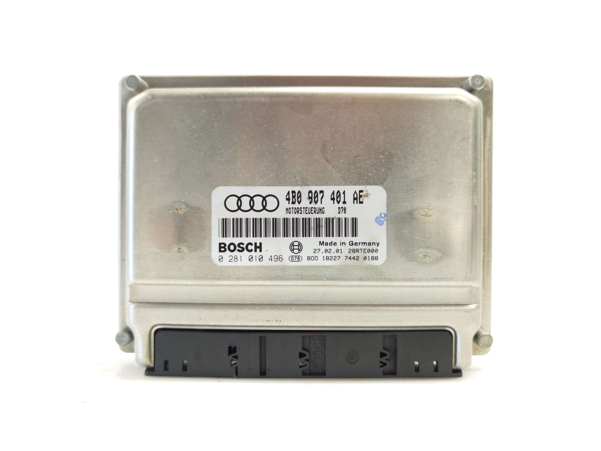 CENTRALITA MOTOR UCE AUDI A6 BERLINA (4B2) 4B0907401AE / 0281010496 4B0907401AE0281010496