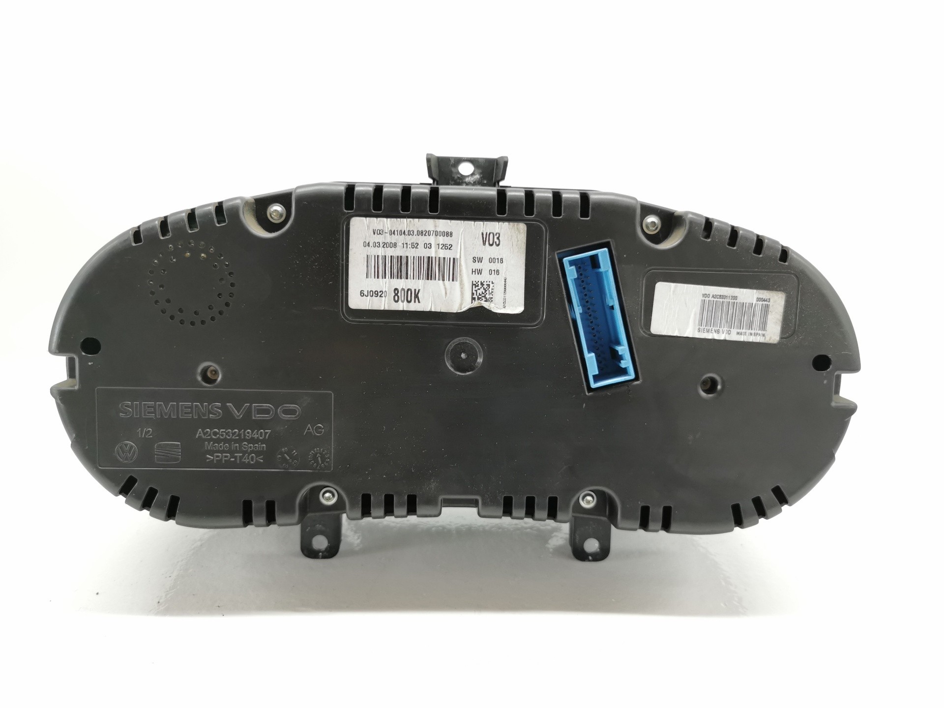 CUADRO INSTRUMENTOS SEAT IBIZA (6J5) 6J0920800K 6J0920800K - Vista 2