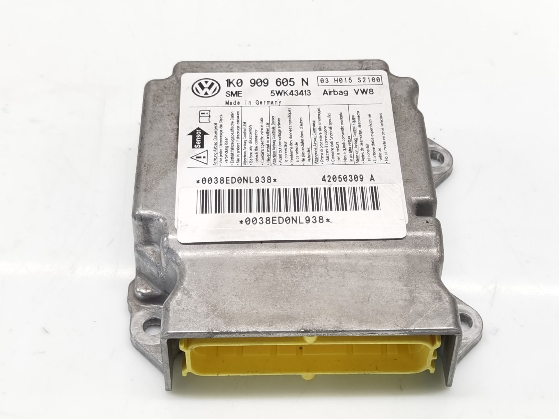 CENTRALITA AIRBAG VOLKSWAGEN GOLF V (1K1) 1K0909605N / 55WK43413 1K0909605N55WK43413