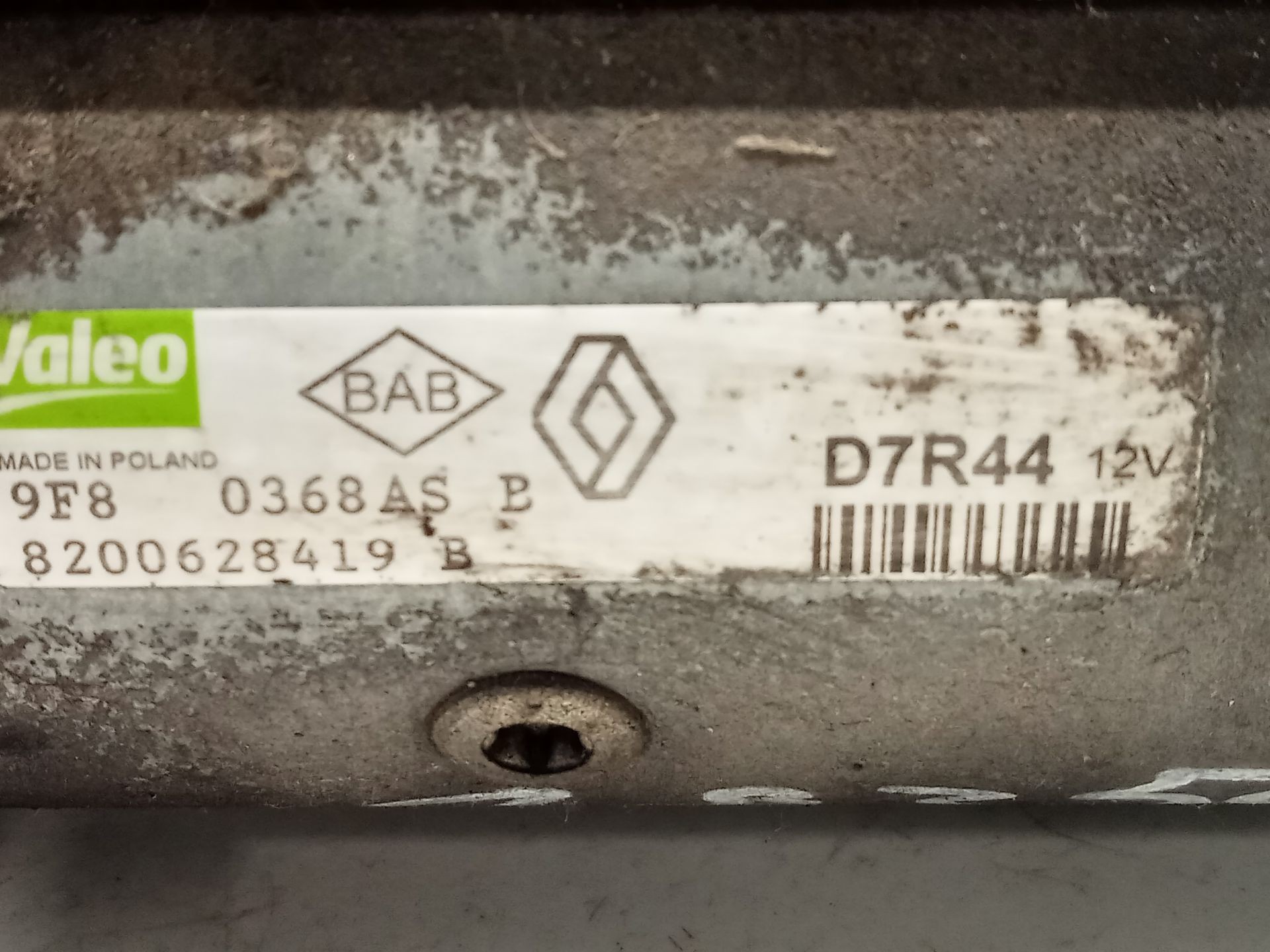 MOTOR ARRANQUE RENAULT SCENIC II 8200628419B / D7R44 8200628419BD7R44 - Vista 2