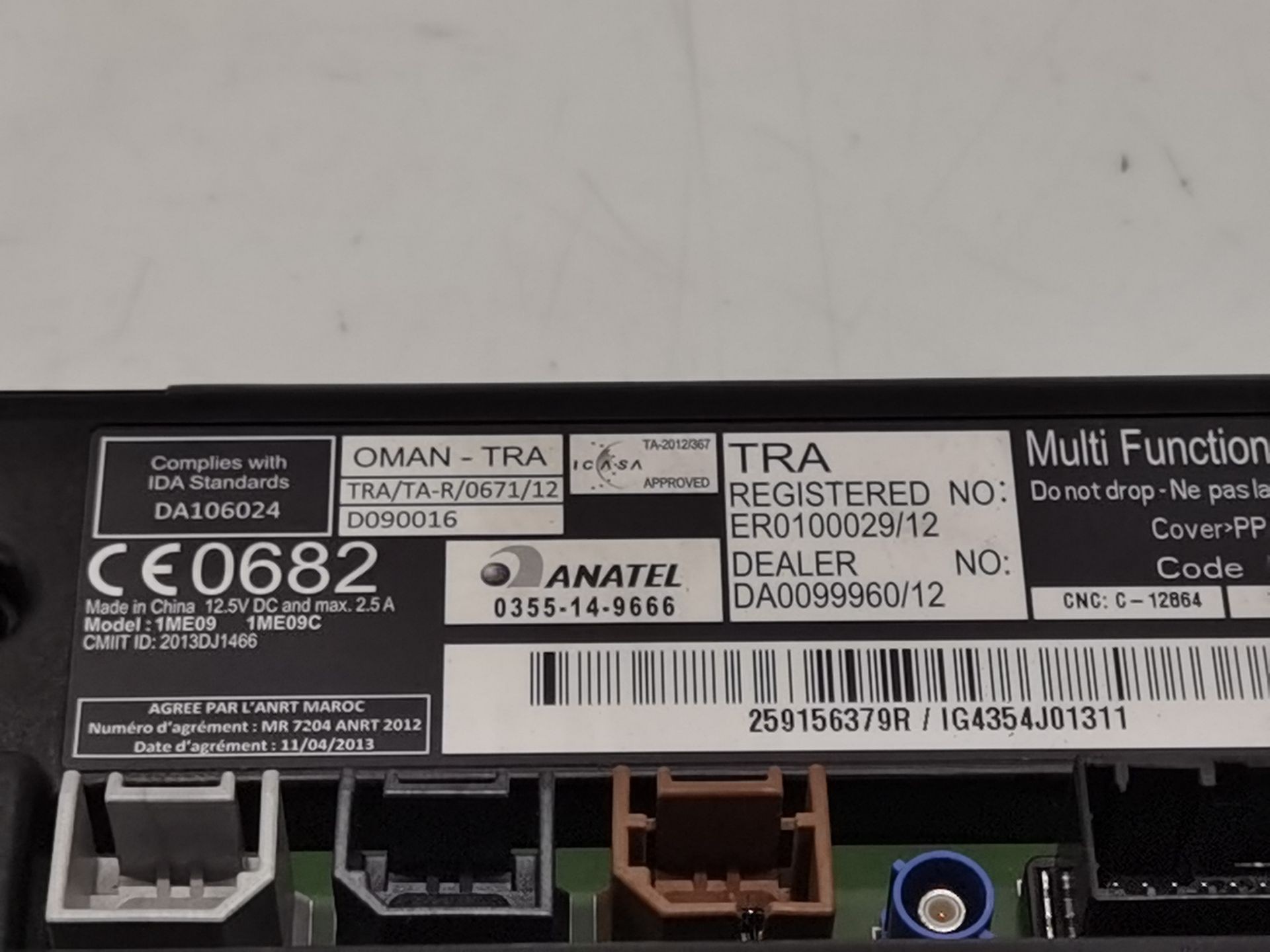 PANTALLA MULTIFUNCIÓN RENAULT ZOE (BFM_) 259156379R 259156379R - Vista 3