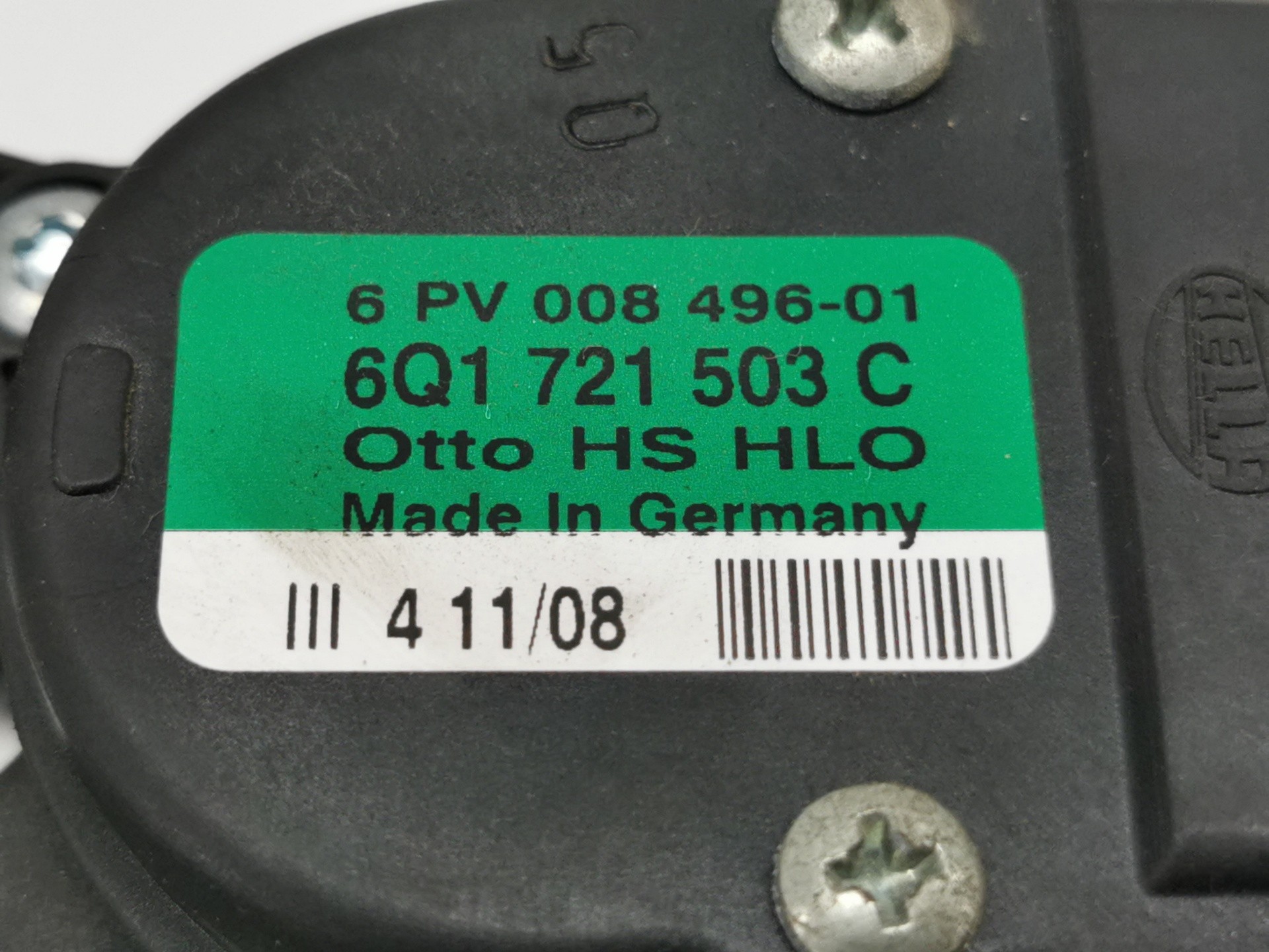 PEDAL ACELERADOR SEAT IBIZA (6J5) 6Q1721503C / 6PV00849601 6Q1721503C6PV00849601 - Vista 3