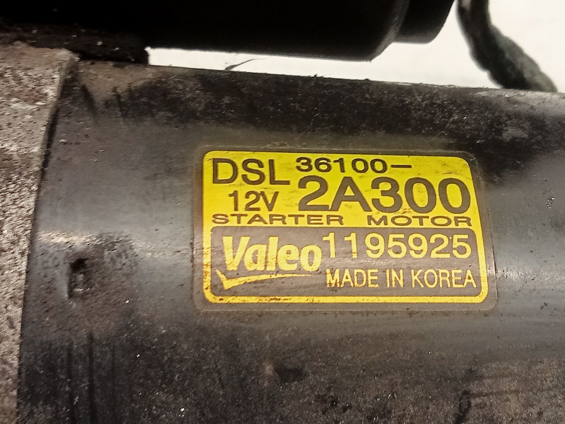 MOTOR ARRANQUE KIA CEE´D (JD) 361002A300 / 1195925 361002A3001195925 - Vista 2