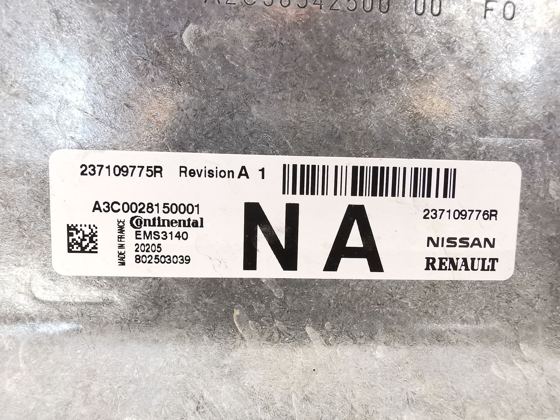 CENTRALITA MOTOR UCE DACIA DUSTER (HM_) 237109775R / 237109776R 237109775R237109776R - Vista 2