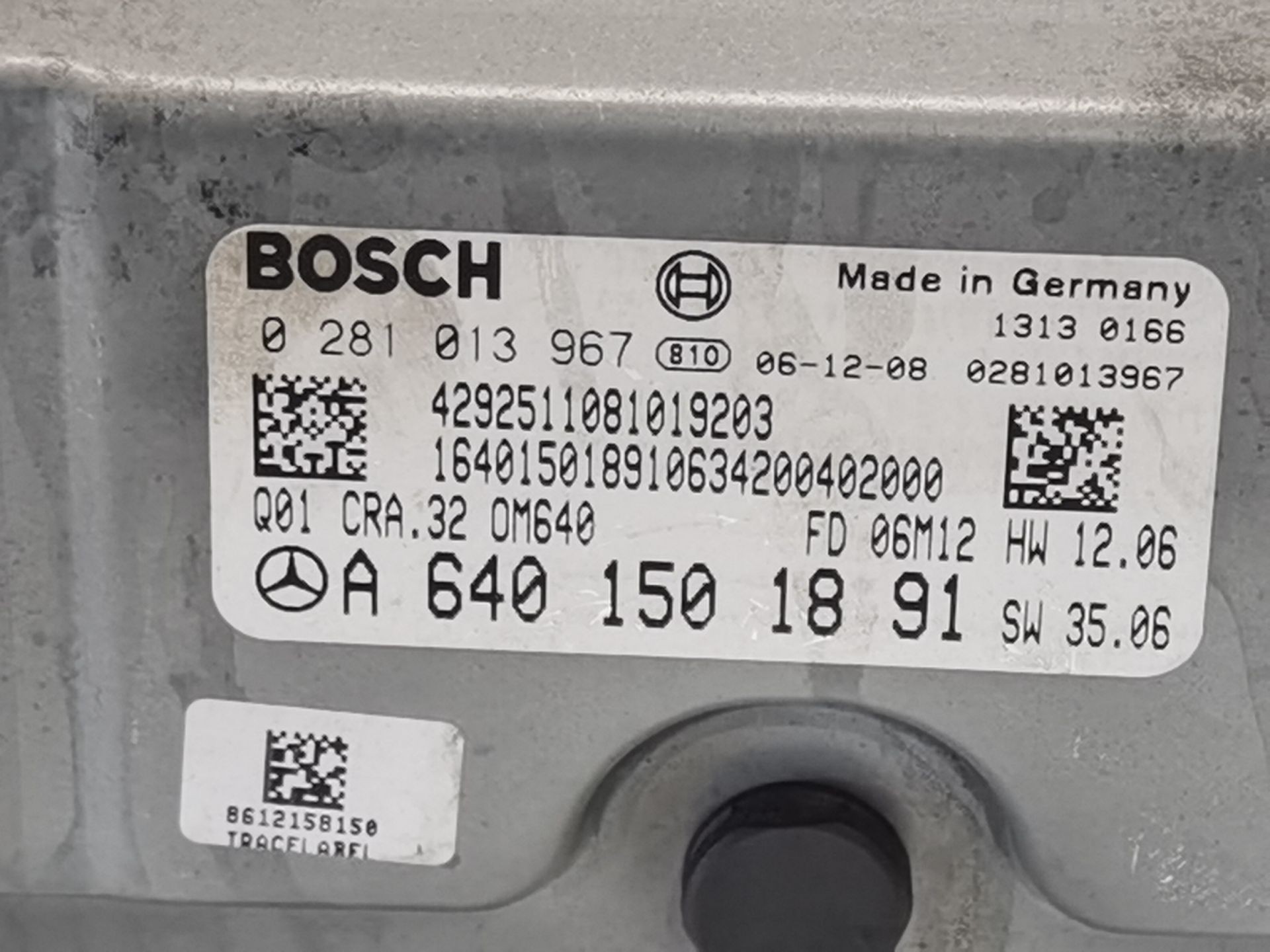 CENTRALITA MOTOR UCE MERCEDES-BENZ CLASE B Sports Tourer (W245) A6401501891 A6401501891 - Vista 2
