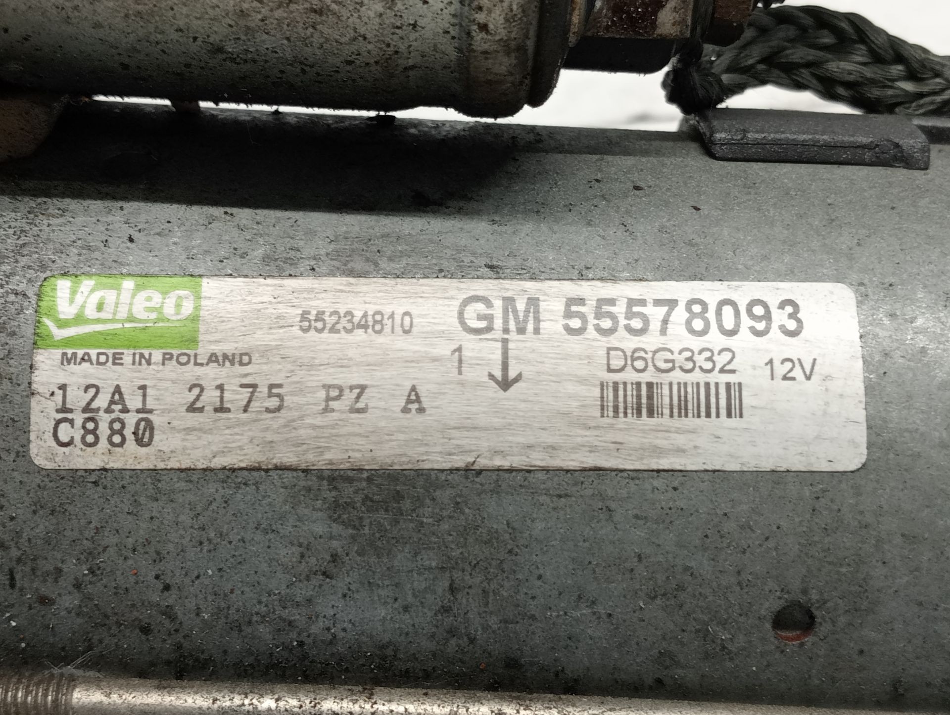 MOTOR ARRANQUE OPEL CORSA D 55578093 55578093 - Vista 2