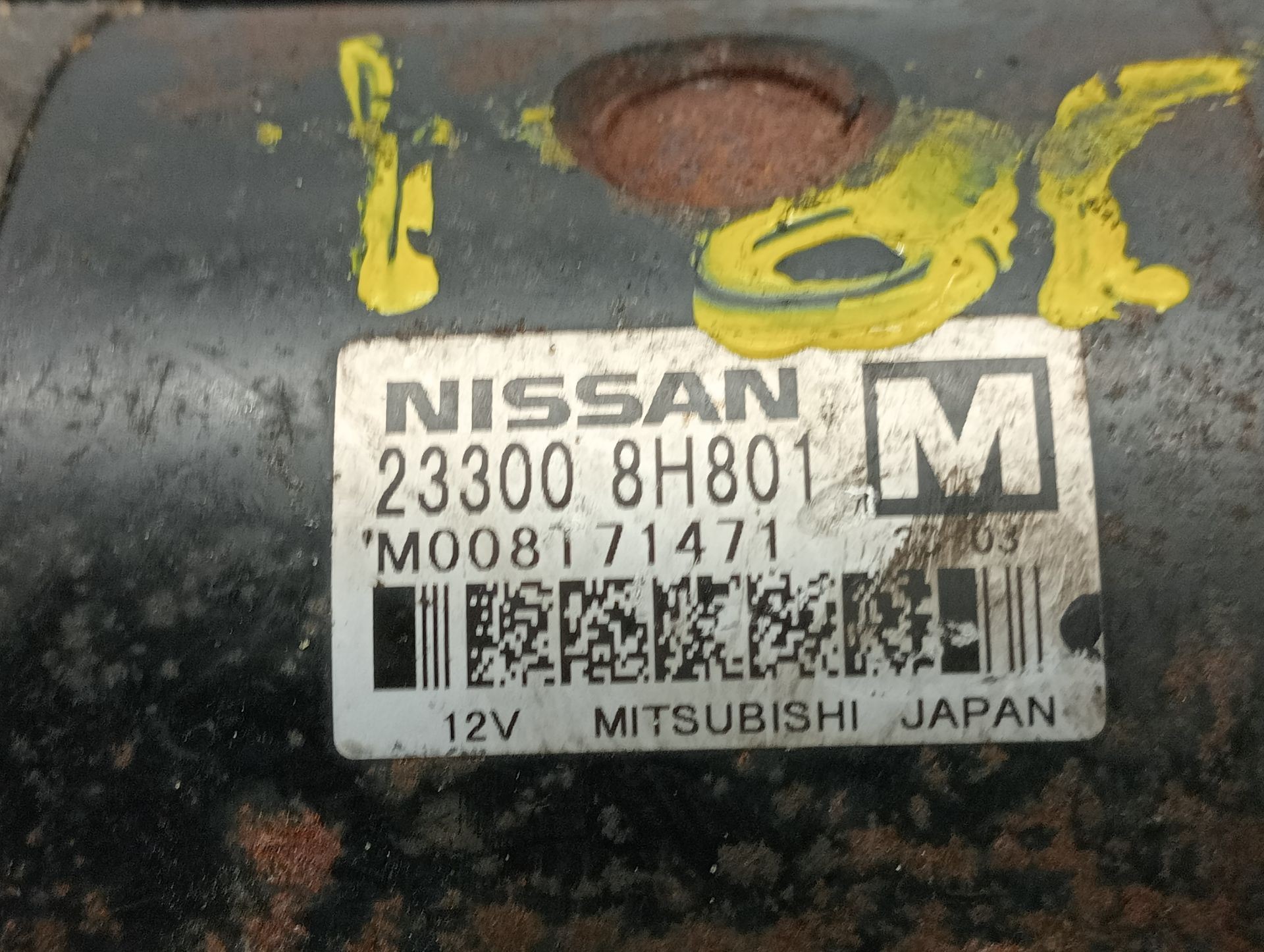 MOTOR ARRANQUE NISSAN PRIMERA BERLINA (P12) 233008H801 / M008T71471 233008H801M008T71471 - Vista 2