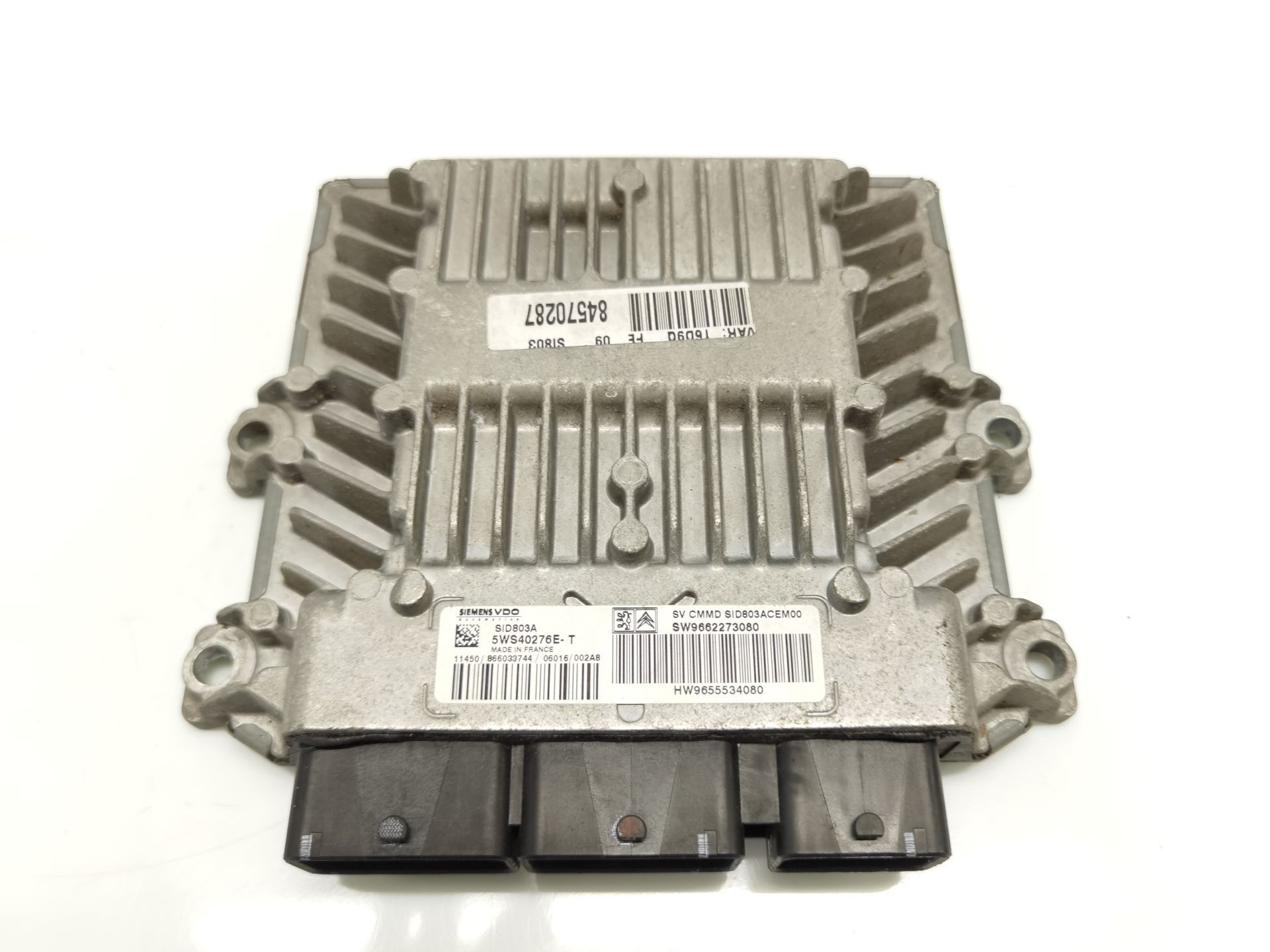 CENTRALITA MOTOR UCE PEUGEOT 307 CC (3B) 9662273080 / 5WS40276 / 9655534080 96622730805WS402769655534080