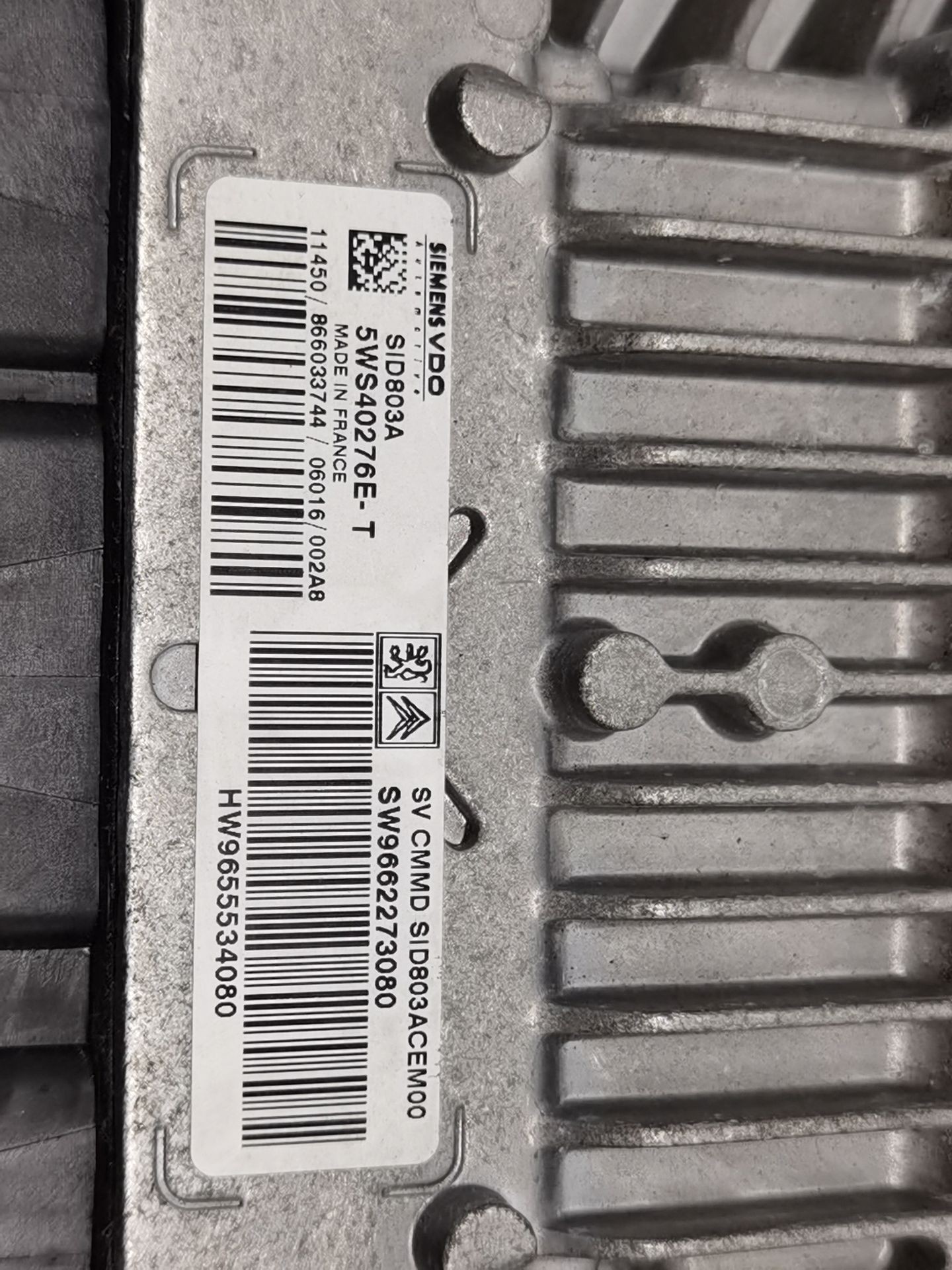 CENTRALITA MOTOR UCE PEUGEOT 307 CC (3B) 9662273080 / 5WS40276 / 9655534080 96622730805WS402769655534080 - Vista 2
