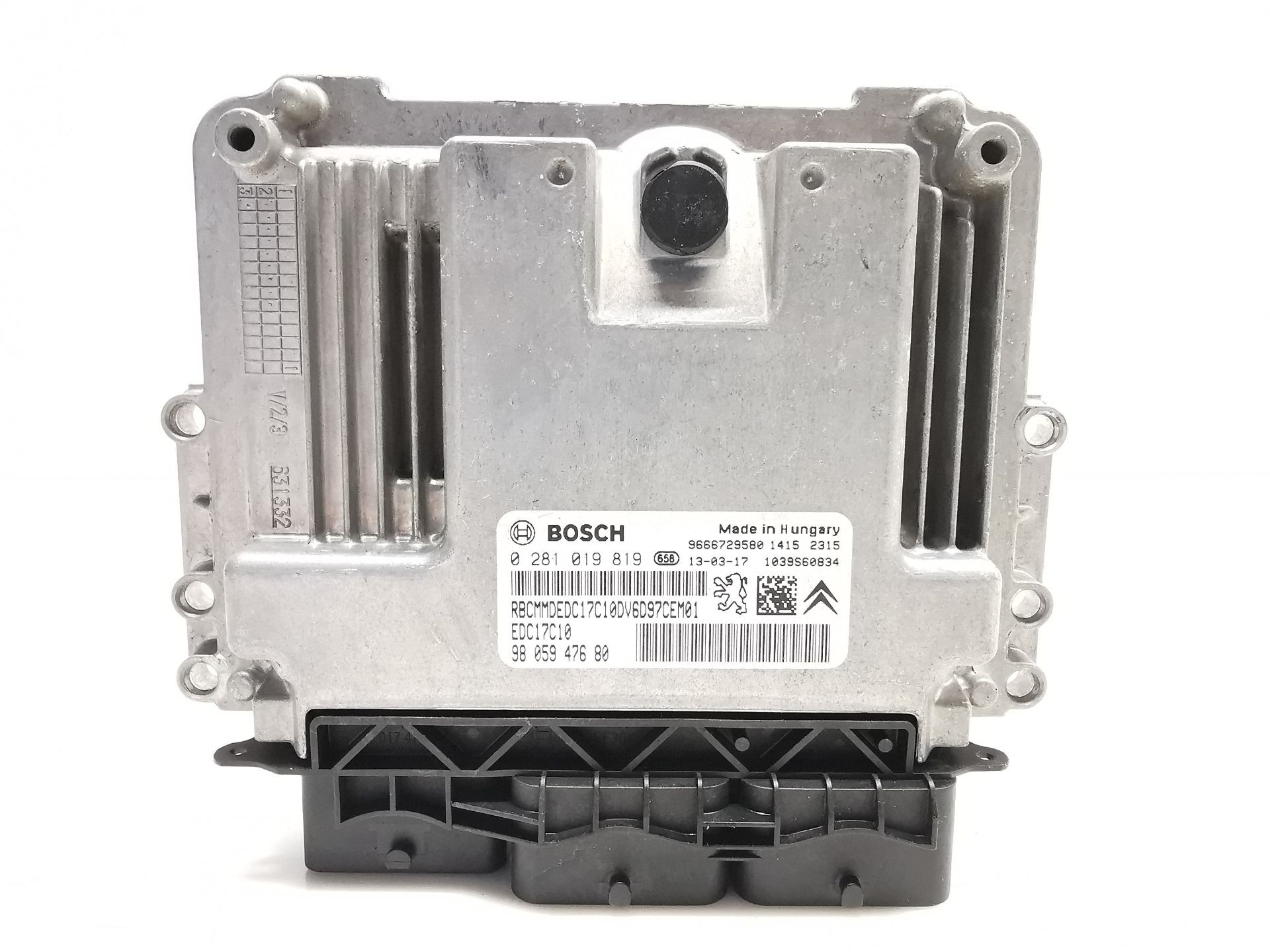CENTRALITA MOTOR UCE CITROËN C4 II (NC_) 9805947680 / 0281019819 / 9666729580 980594768002810198199666729580