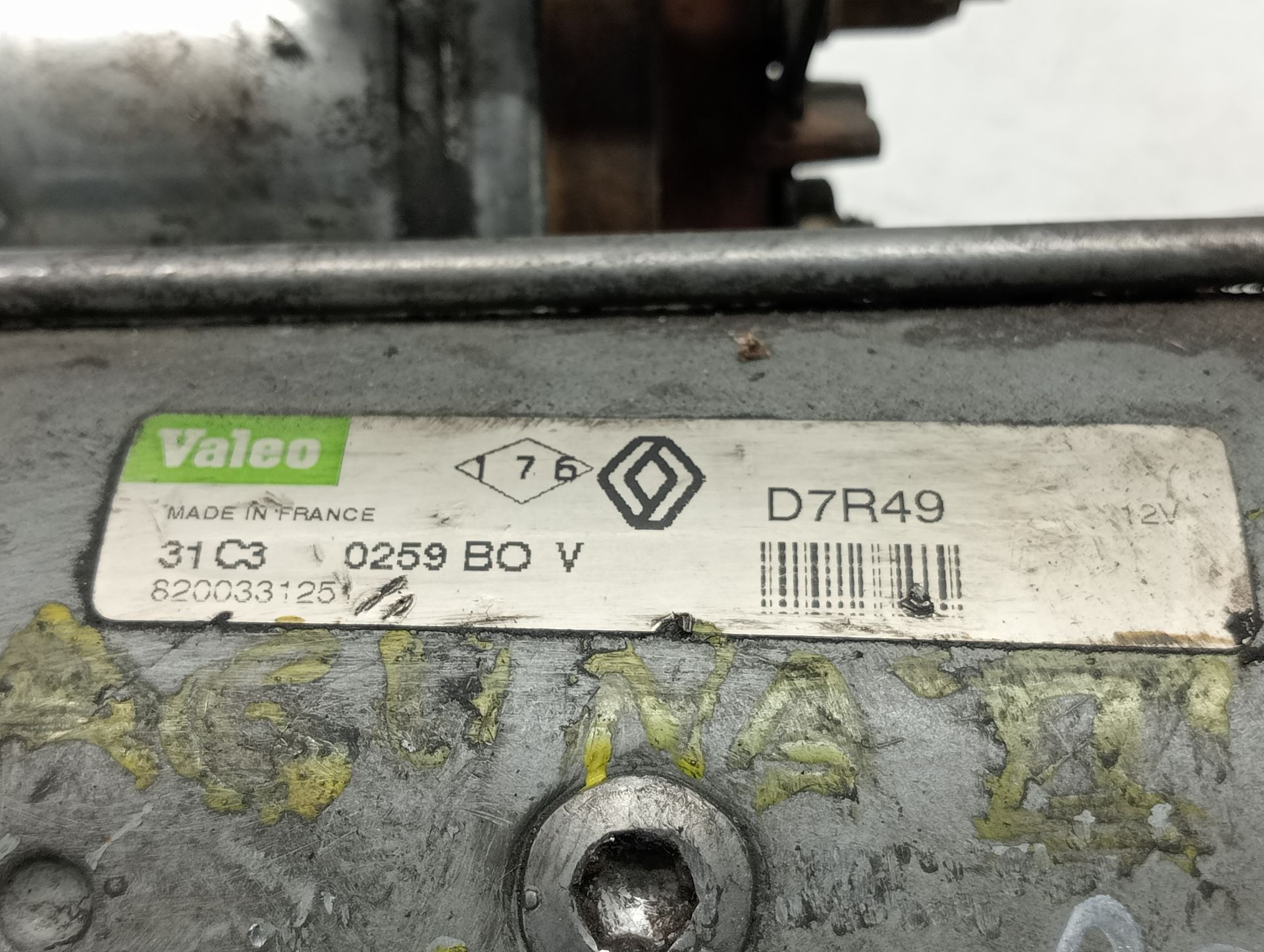 MOTOR ARRANQUE RENAULT SCENIC II 8200331251 8200331251 - Vista 2