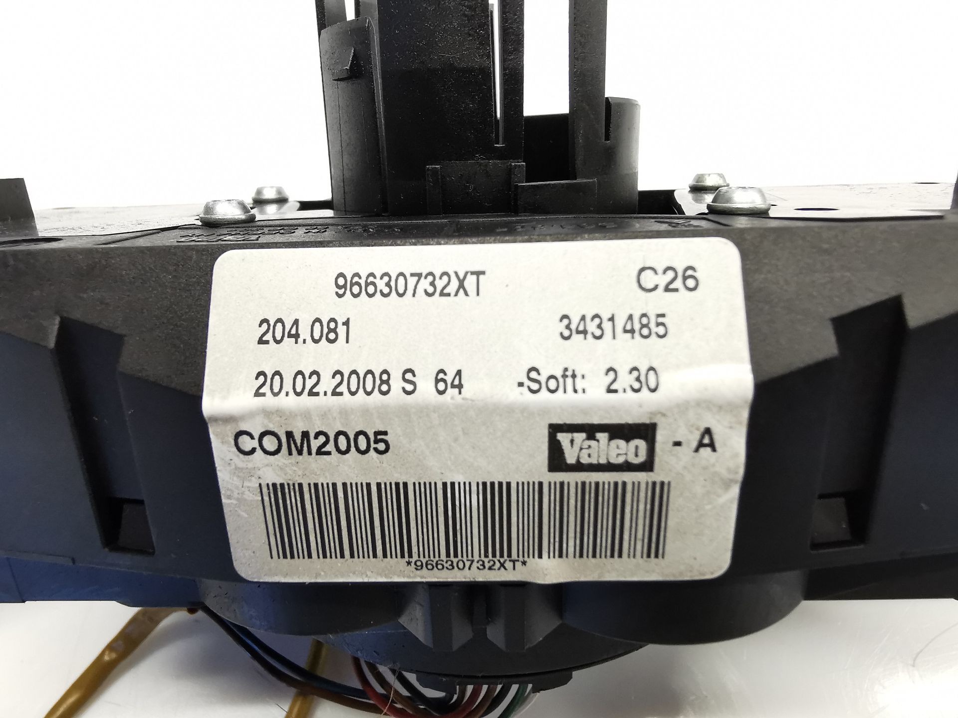 COM 2000 PEUGEOT 207/207+ (WA_, WC_) 96630732XT / 3431485 96630732XT3431485 - Vista 2