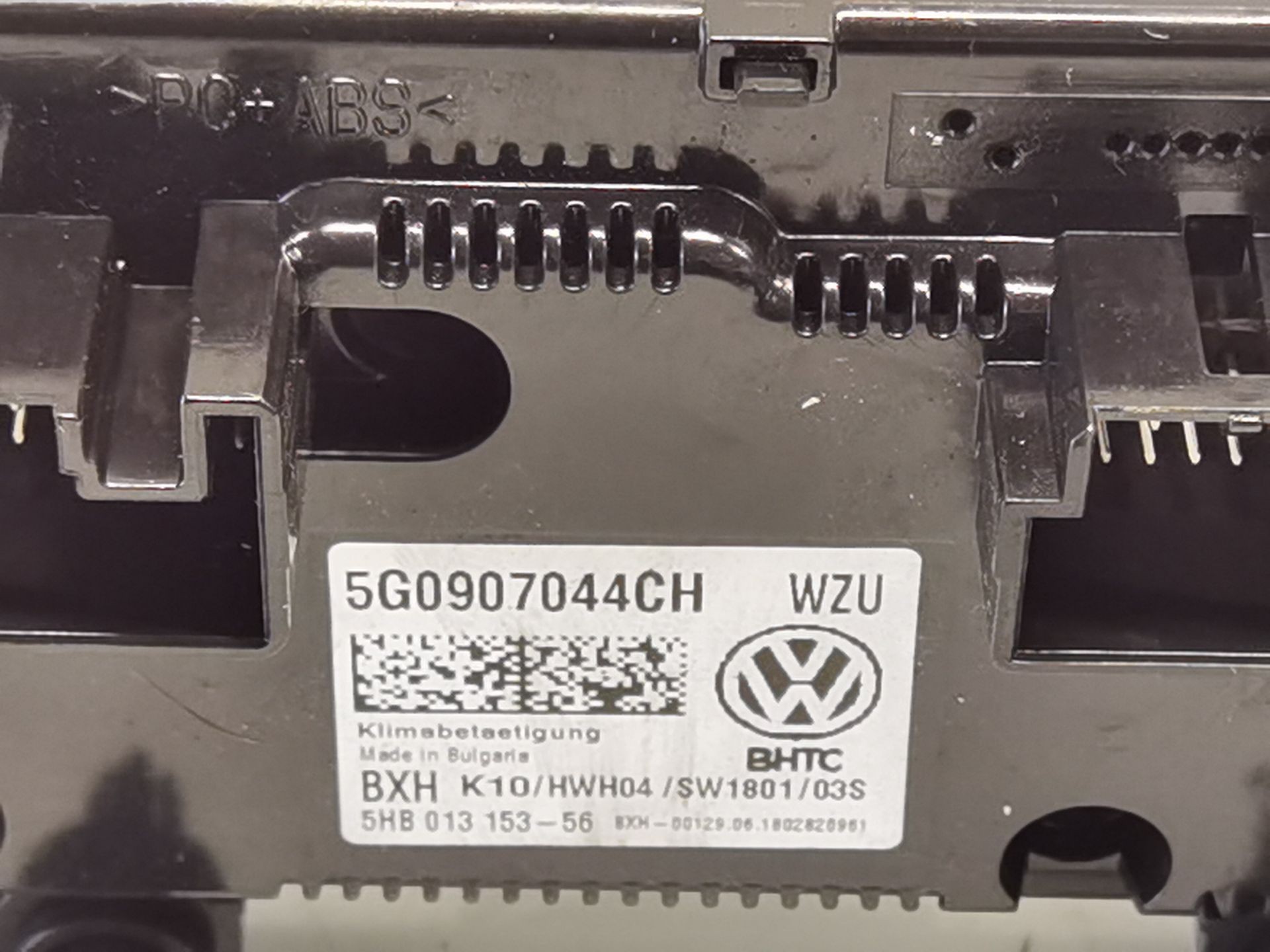 MANDO CALEFACCIÓN / AIRE ACONDICIONADO VOLKSWAGEN TOURAN (5T1) 5G0907044CH / 5HB013153 5G0907044CH5HB013153 - Vista 3