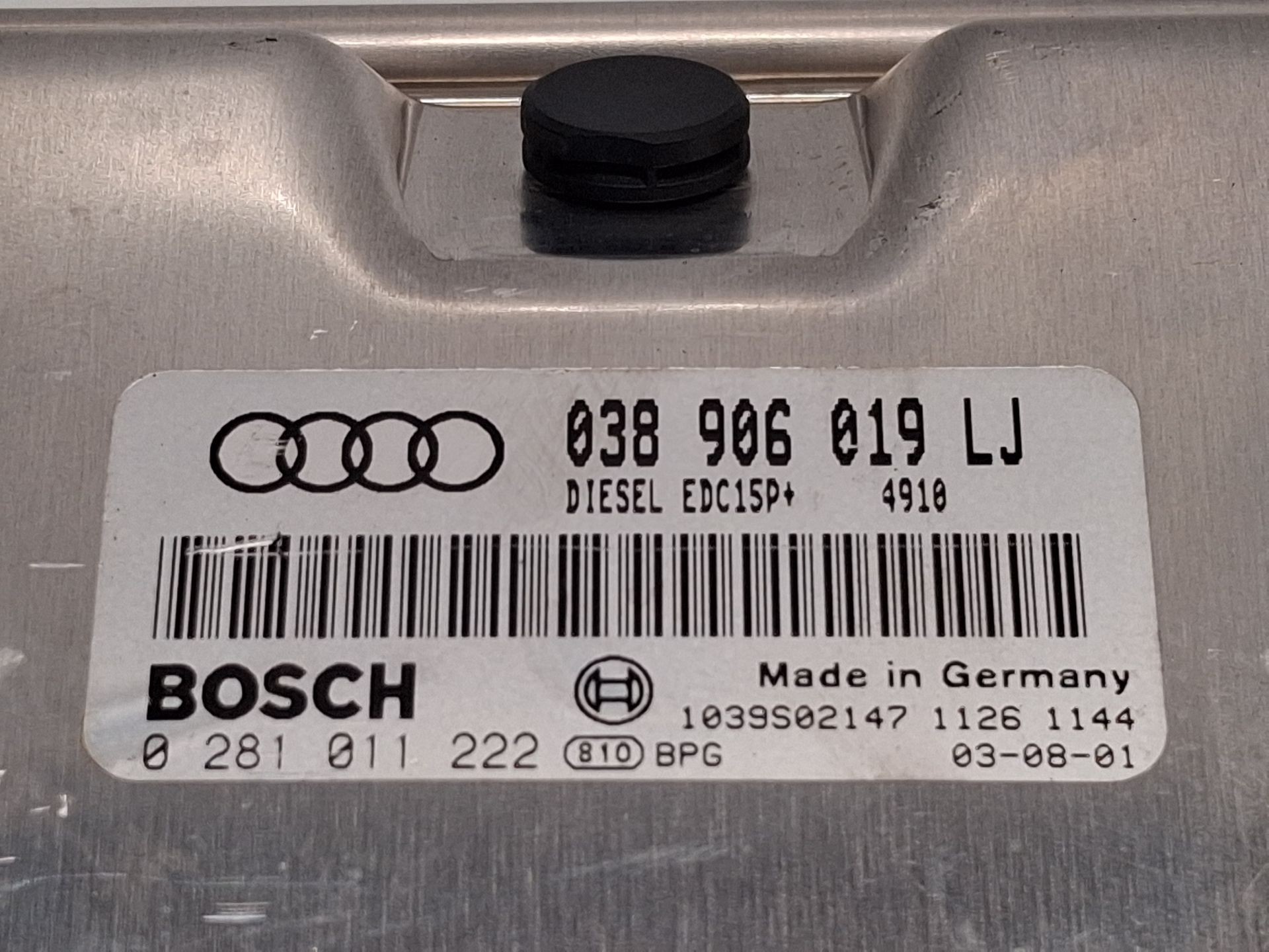 CENTRALITA MOTOR UCE AUDI A4 B6 (8E2) 038906019LJ / 0281011222 038906019LJ0281011222 - Vista 2