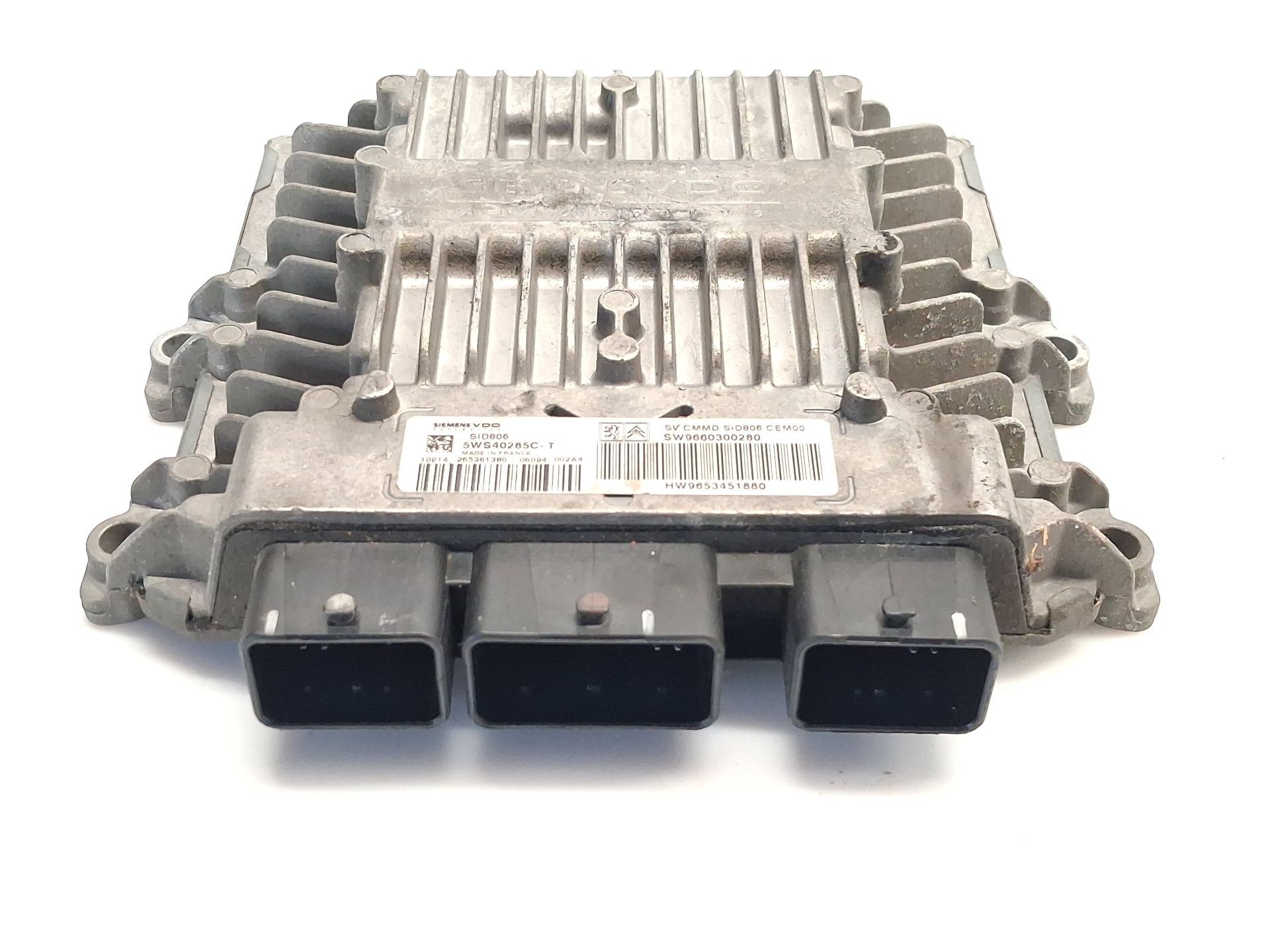CENTRALITA MOTOR UCE CITROËN C3 I (FC_, FN_) HW9653451880 / SW9660300280 HW9653451880SW9660300280 - Vista 3