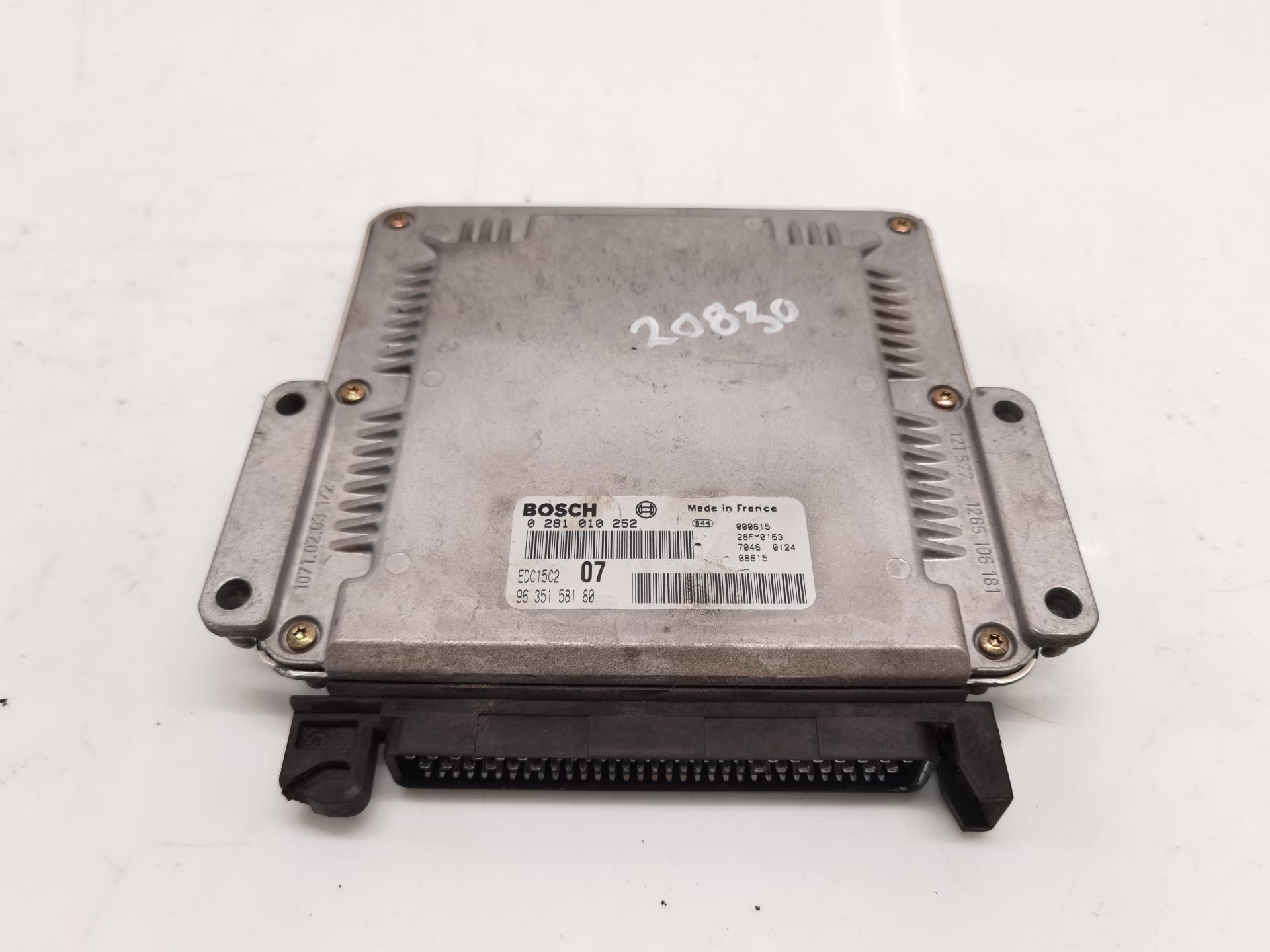 CENTRALITA MOTOR UCE PEUGEOT 406 (8B) 9635158180 / 0281010252 96351581800281010252 - Vista 2