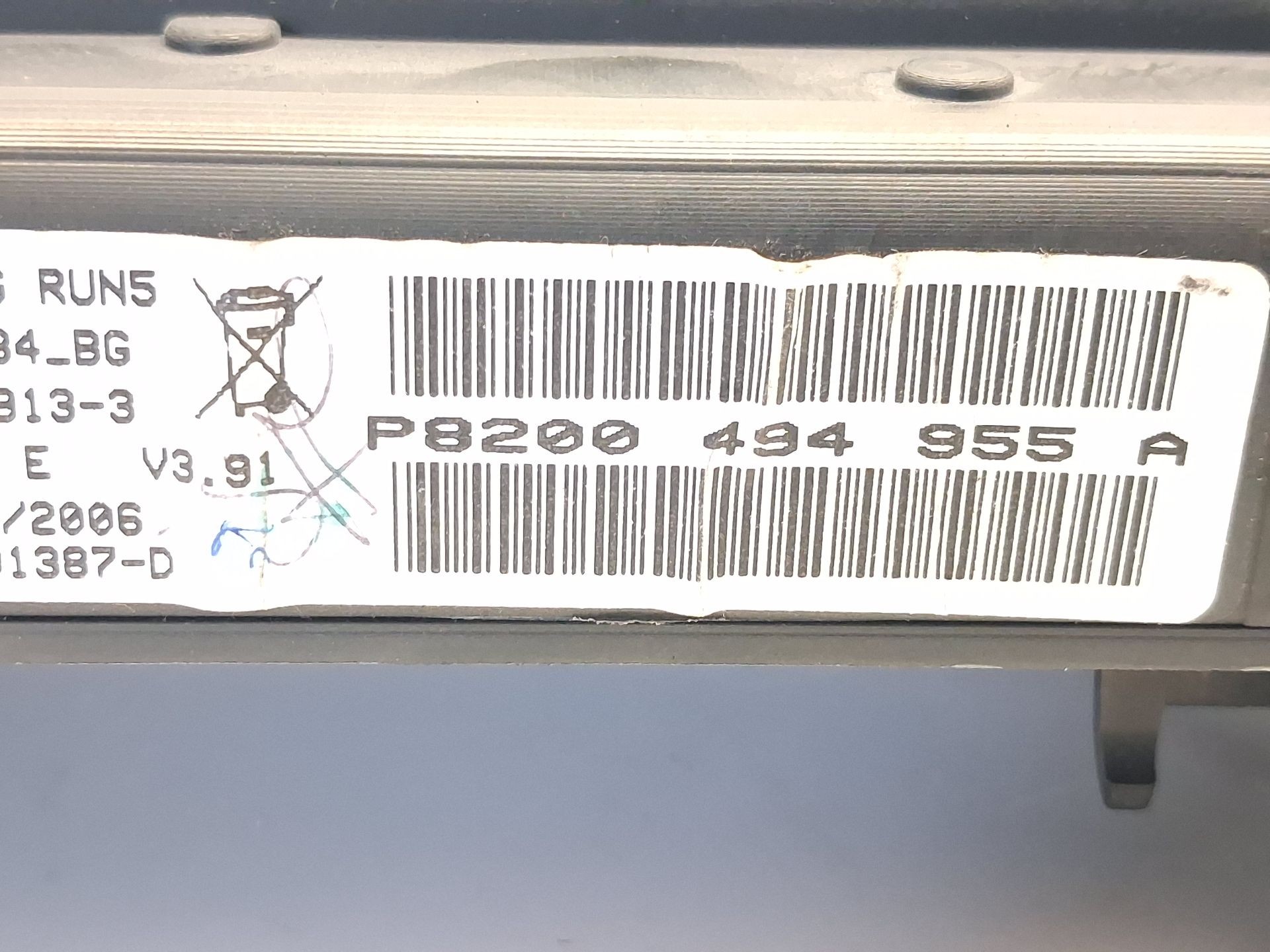 CUADRO INSTRUMENTOS RENAULT GRAND SCÉNIC II (JM0/1_) P8200494955A / NS0001387D P8200494955ANS0001387D - Vista 2
