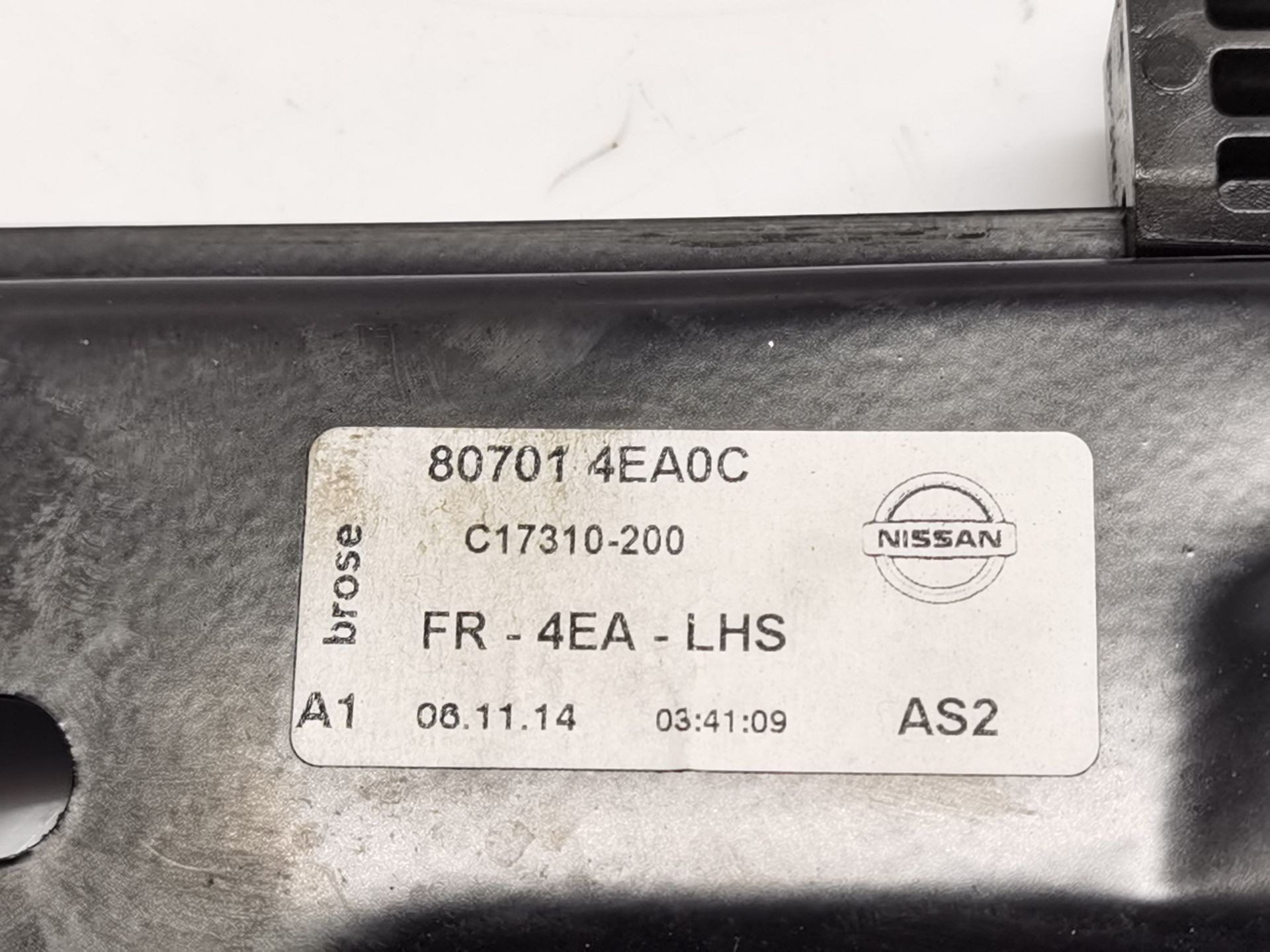 ELEVALUNAS DELANTERO IZQUIERDO NISSAN QASHQAI II (J11, J11_) 807014EA0C 807014EA0C - Vista 2