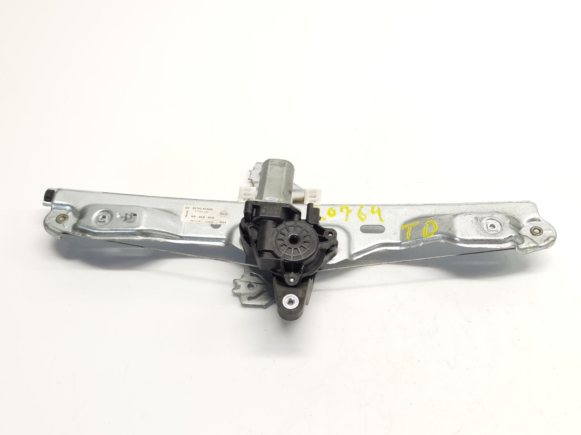 ELEVALUNAS TRASERO DERECHO NISSAN QASHQAI II (J11, J11_) 827004EA0A 827004EA0A