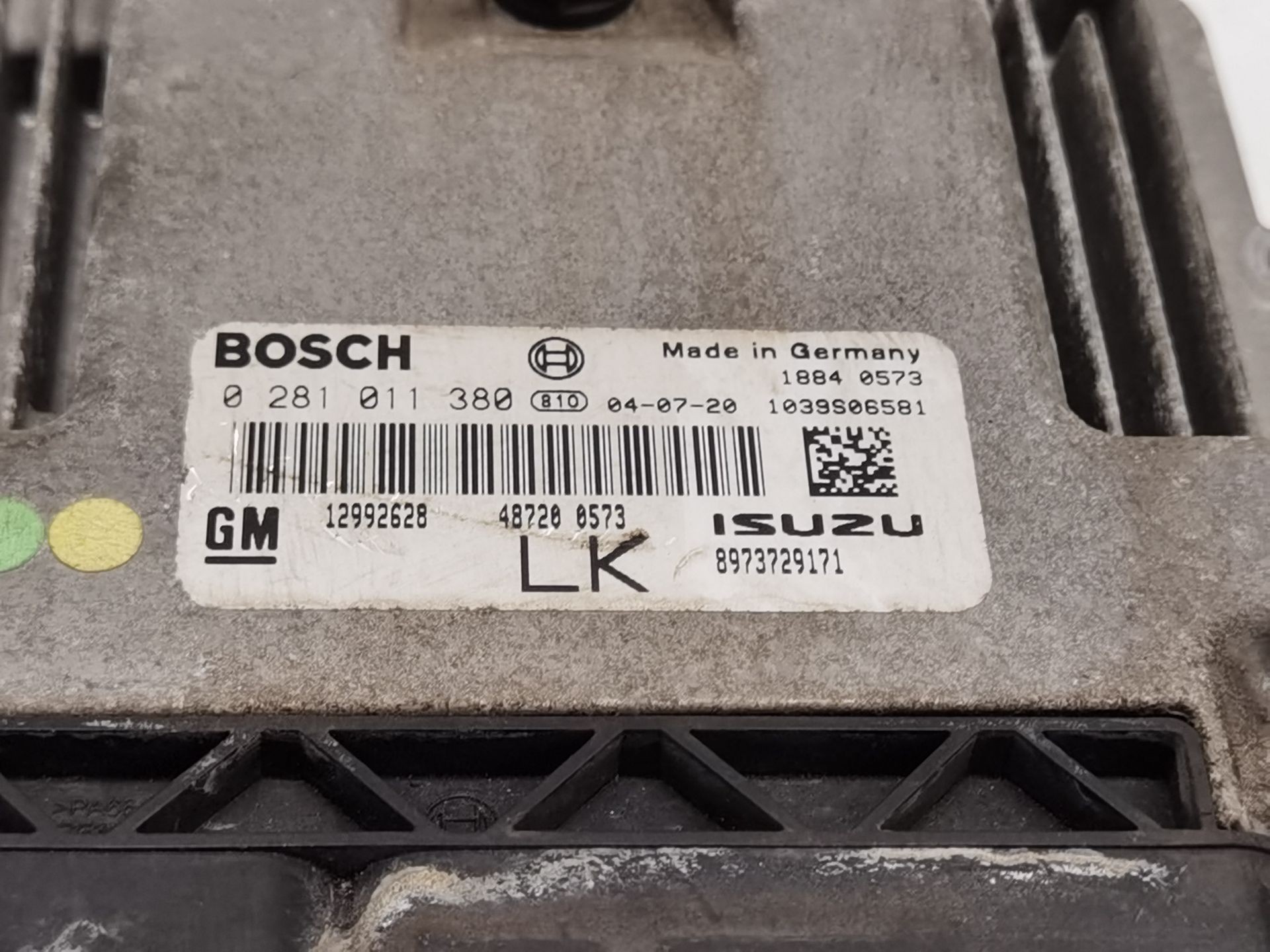 CENTRALITA MOTOR UCE OPEL ASTRA H (A04) 12992628 / 0281011380 / 8973729171 1299262802810113808973729171 - Vista 2