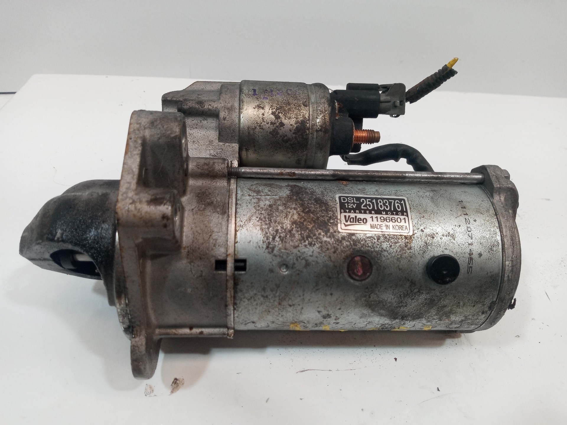 MOTOR ARRANQUE CHEVROLET CRUZE 25183761 25183761 - Vista 2