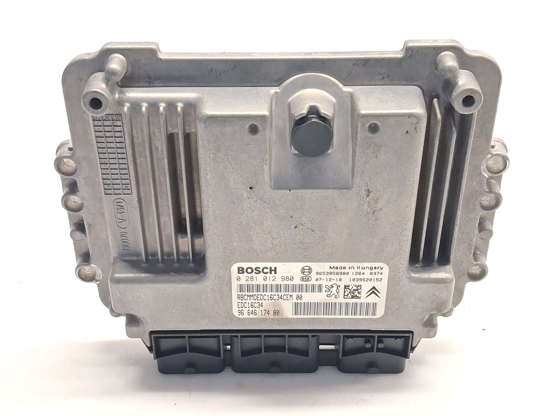 CENTRALITA MOTOR UCE CITROËN C4 GRAND PICASSO I (UA_) 9664617480 / 0281012980 96646174800281012980