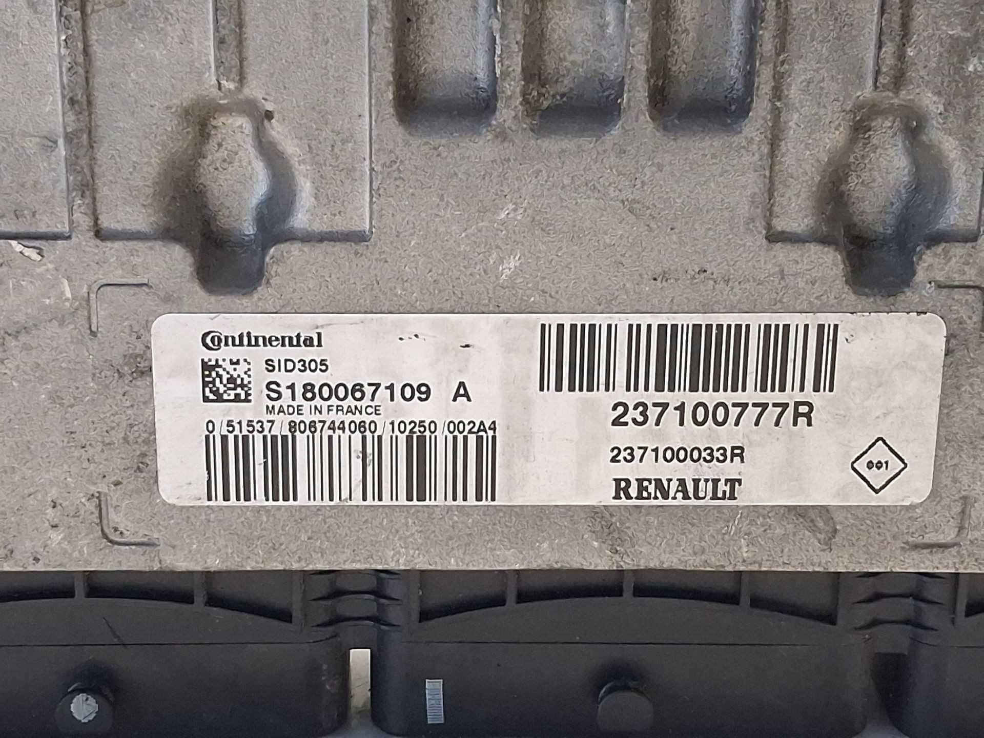 CENTRALITA MOTOR UCE RENAULT SCÉNIC III (JZ0/1_) 237100777R / 237100033R / S180067109A 237100777R237100033RS180067109A - Vista 2