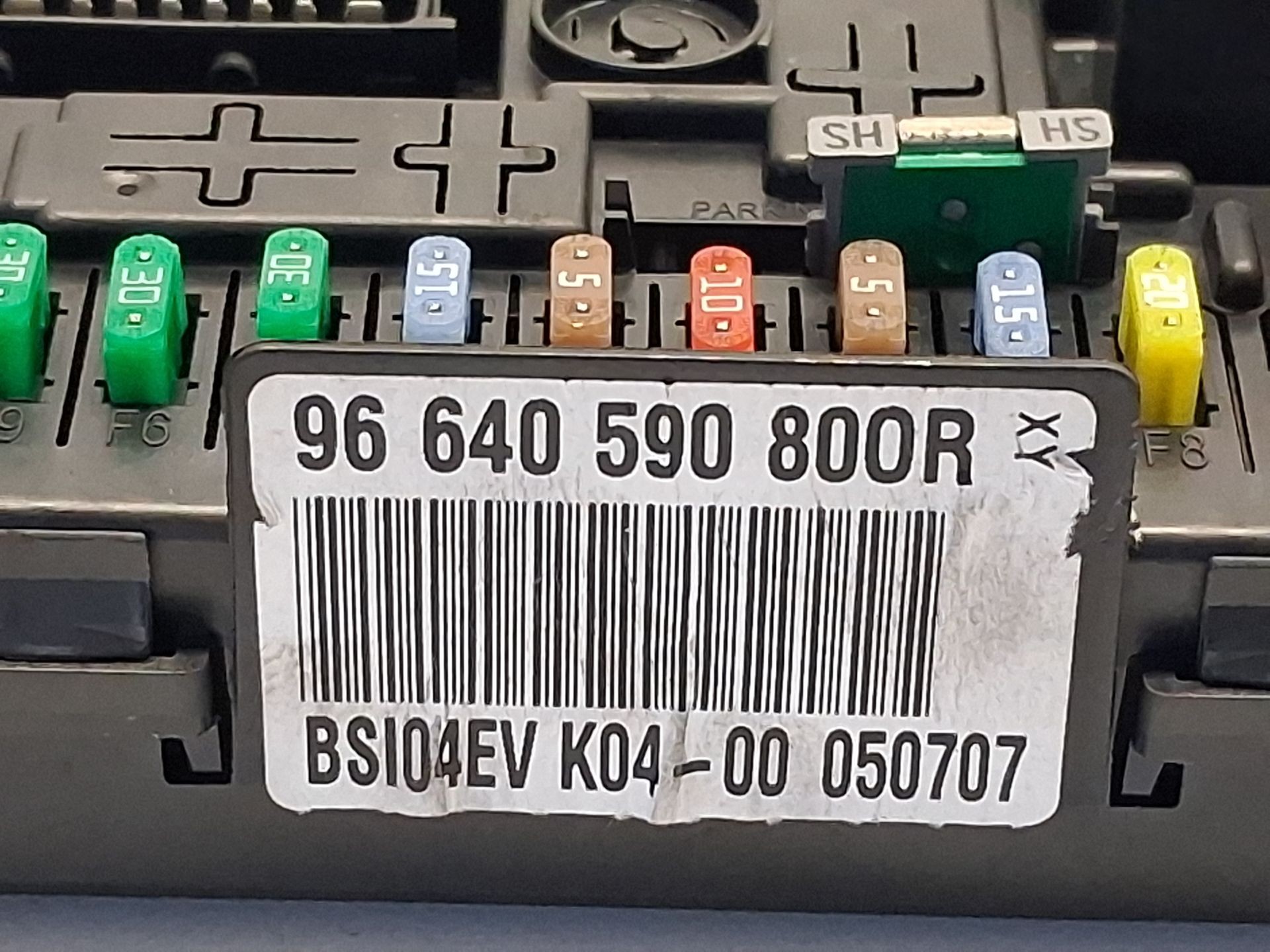 BSI CITROËN C4 GRAND PICASSO I (UA_) 96640590800R 96640590800R - Vista 3