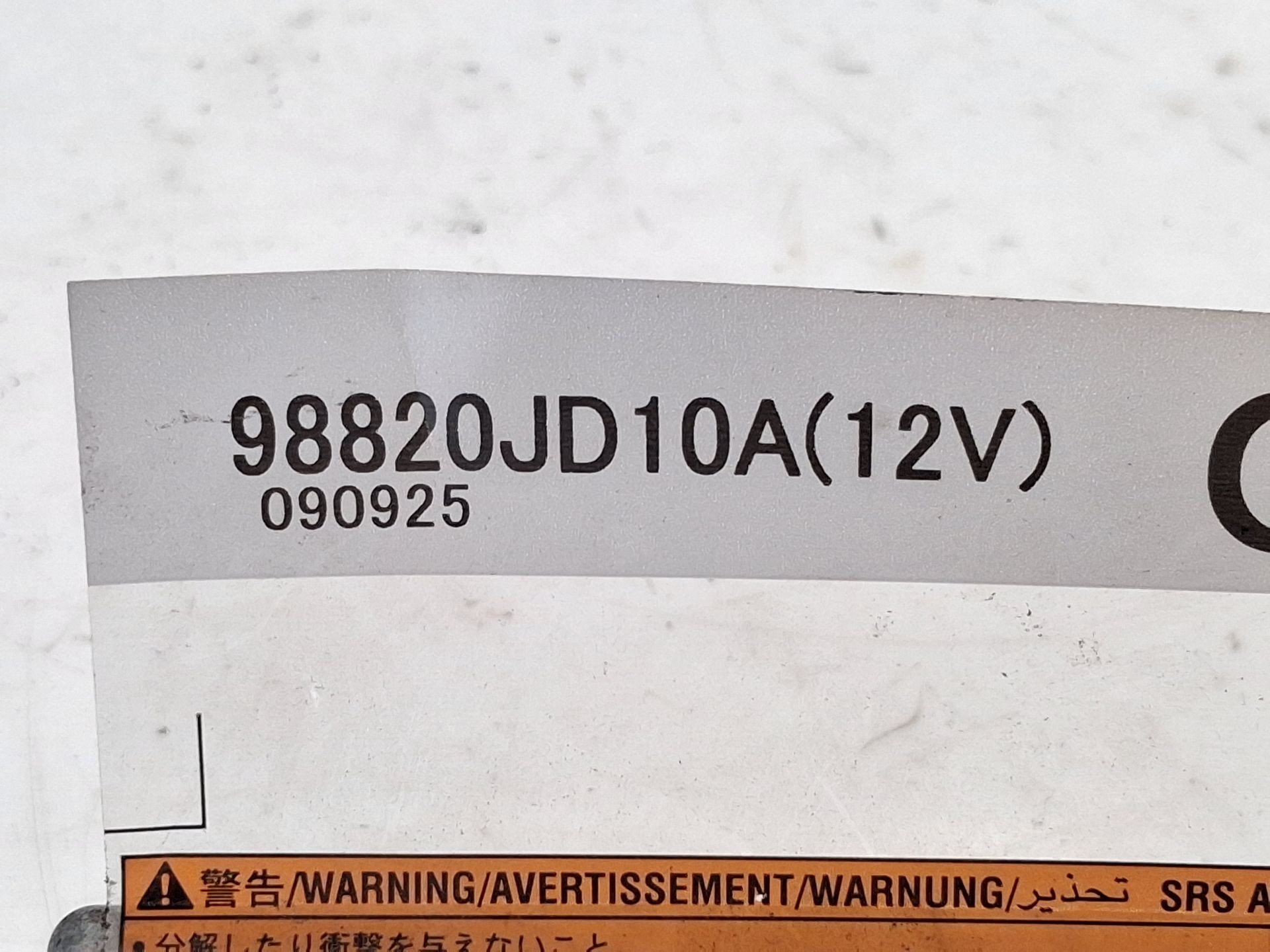 CENTRALITA AIRBAG NISSAN QASHQAI I (J10, NJ10) 98820JD10A 98820JD10A - Vista 3