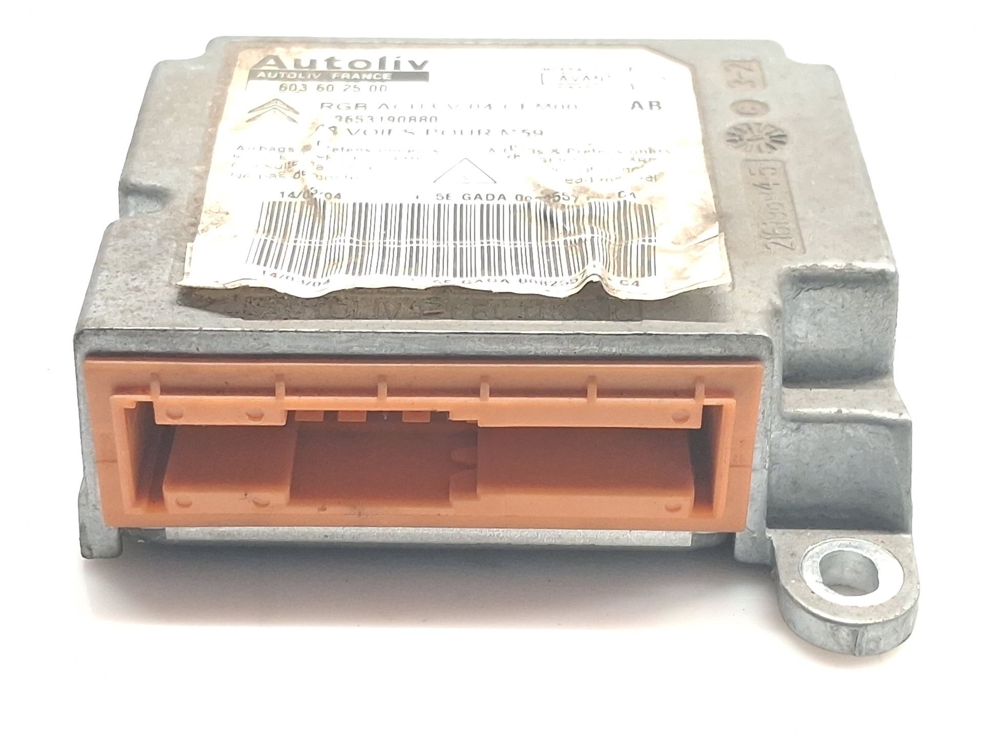 CENTRALITA AIRBAG PEUGEOT PARTNER Monospace (5_, G_) 9653190880 / 603602500 9653190880603602500 - Vista 3