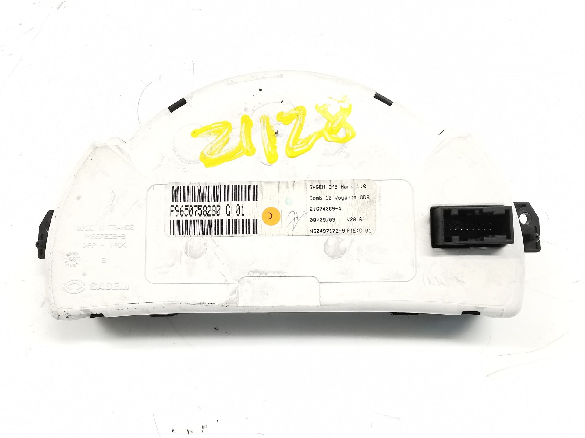 CUADRO INSTRUMENTOS CITROËN C2 (JM_) P9652008280 / NS0667608-L / 21675597-1 P9652008280NS0667608L216755971 - Vista 2