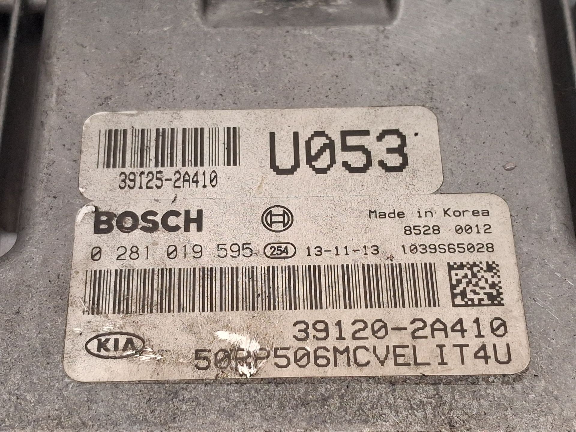 CENTRALITA MOTOR UCE KIA CARENS IV 391202A410 / 0281019595 / 391252A410 391202A4100281019595391252A410 - Vista 2