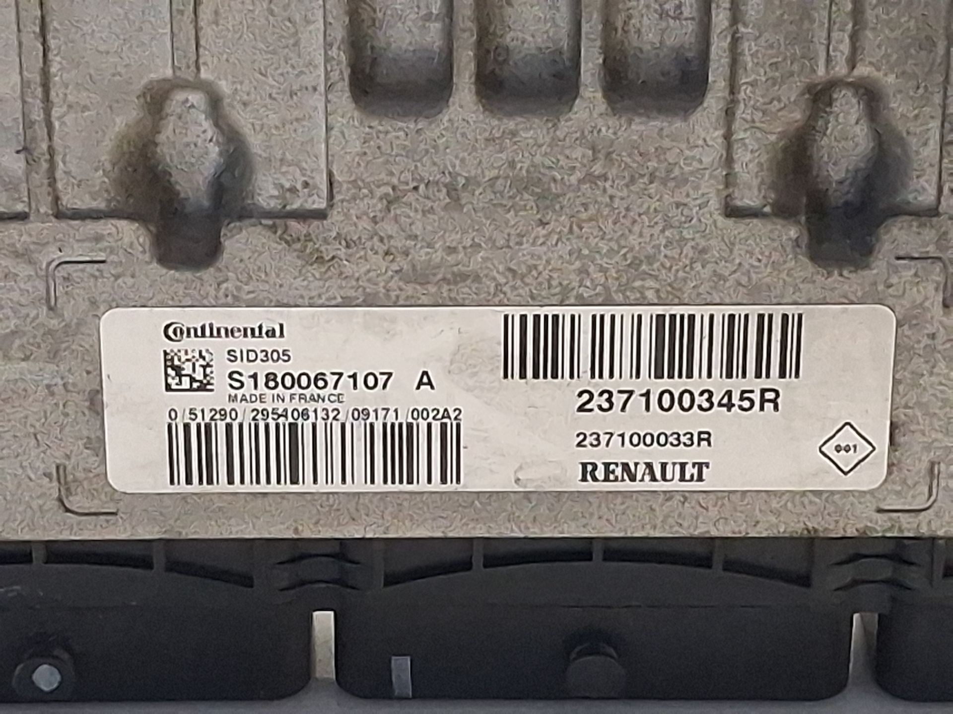 CENTRALITA MOTOR UCE RENAULT SCÉNIC III (JZ0/1_) 237100345R / 237100033R 237100345R237100033R - Vista 2