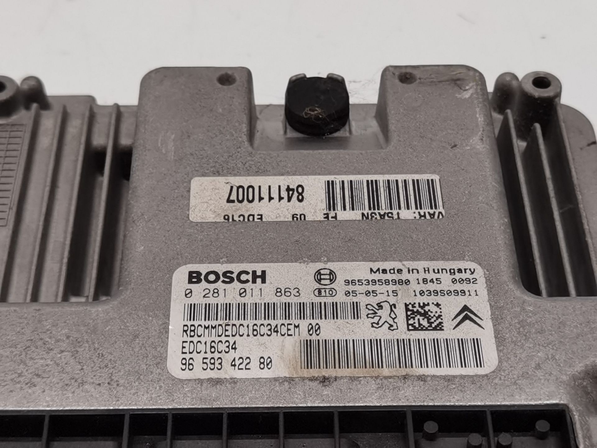 CENTRALITA MOTOR UCE PEUGEOT 307 (3A/C) 9659342280 / 0281011863 96593422800281011863 - Vista 2