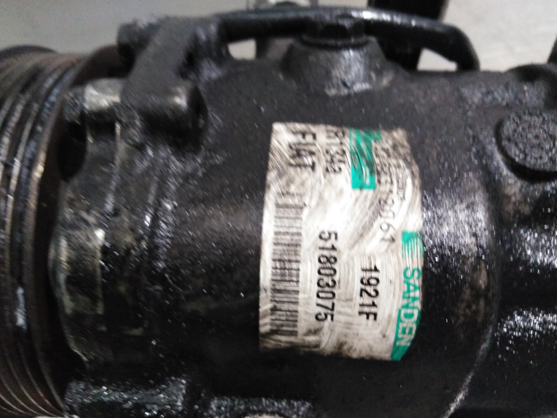COMPRESOR AIRE ACONDICIONADO FIAT DOBLO CARGO 03288312061 / 51803075 / 1921F 03288312061518030751921F - Vista 3