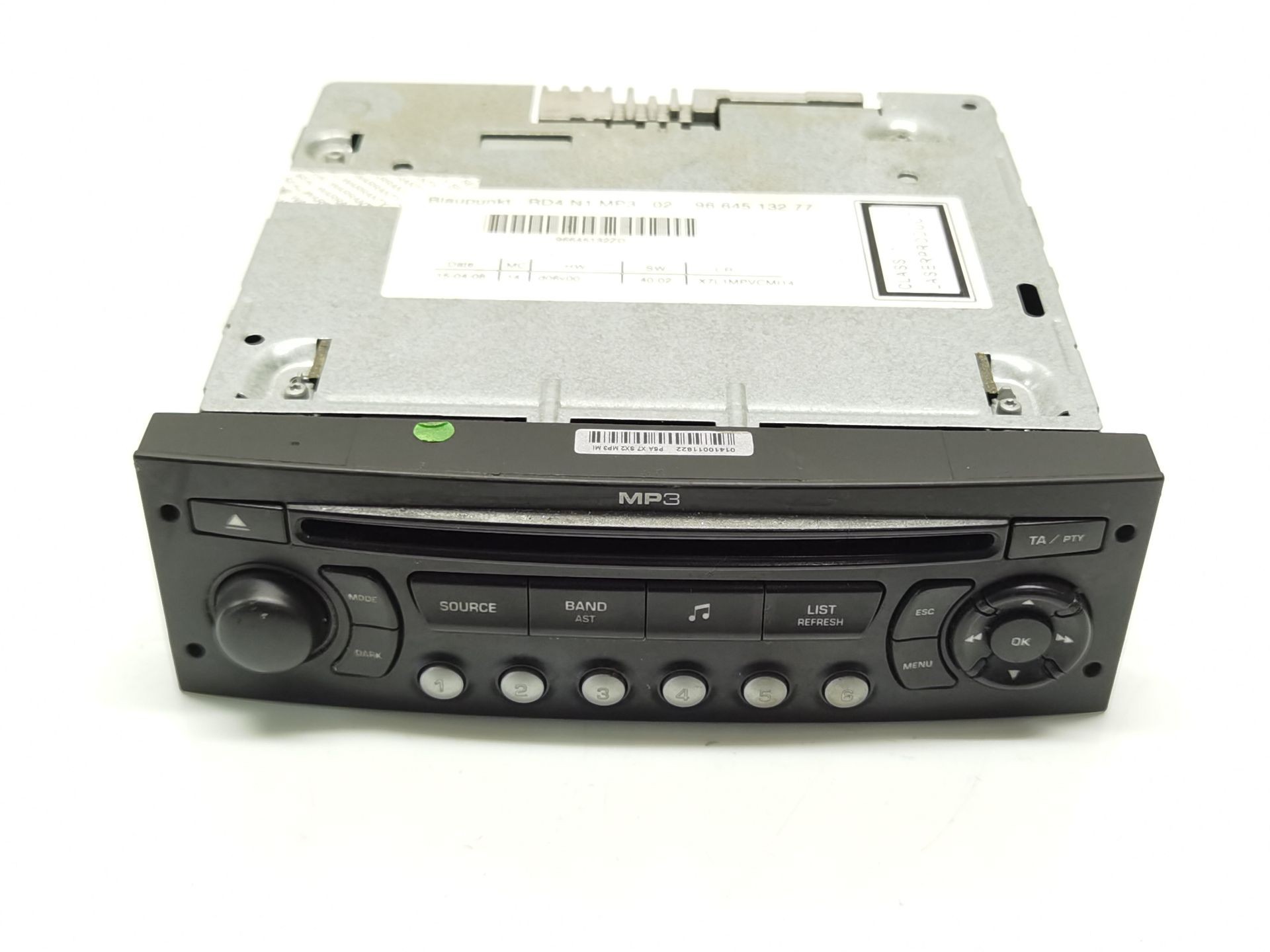 SISTEMA AUDIO / RADIO CD CITROËN C5 III (RD_) 9664513277 9664513277