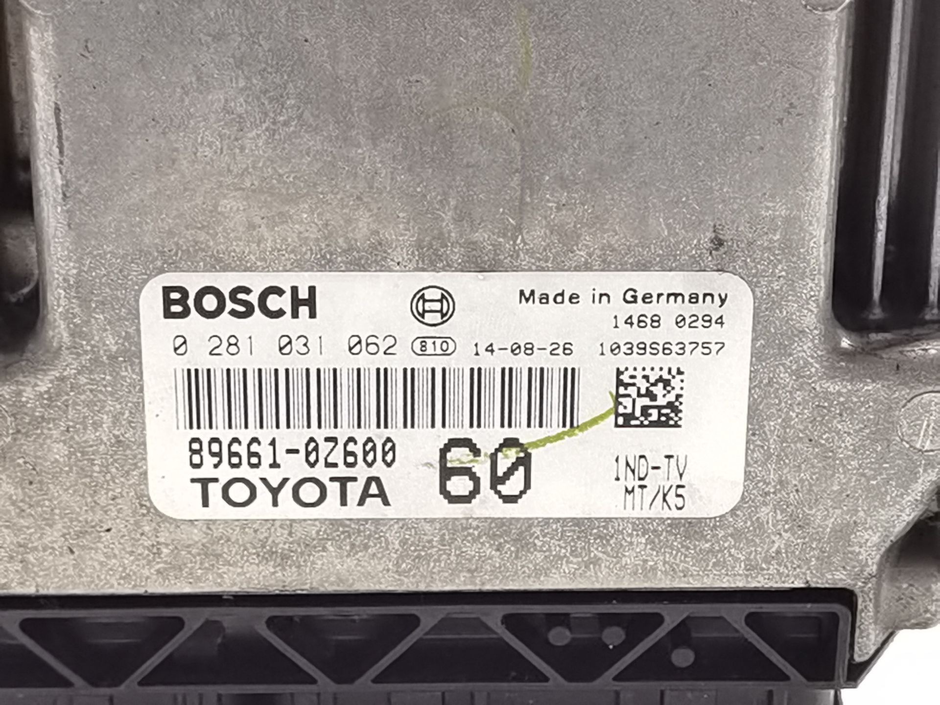 CENTRALITA MOTOR UCE TOYOTA AURIS (_E18_) 896610Z600 / 0281031062 896610Z6000281031062 - Vista 2
