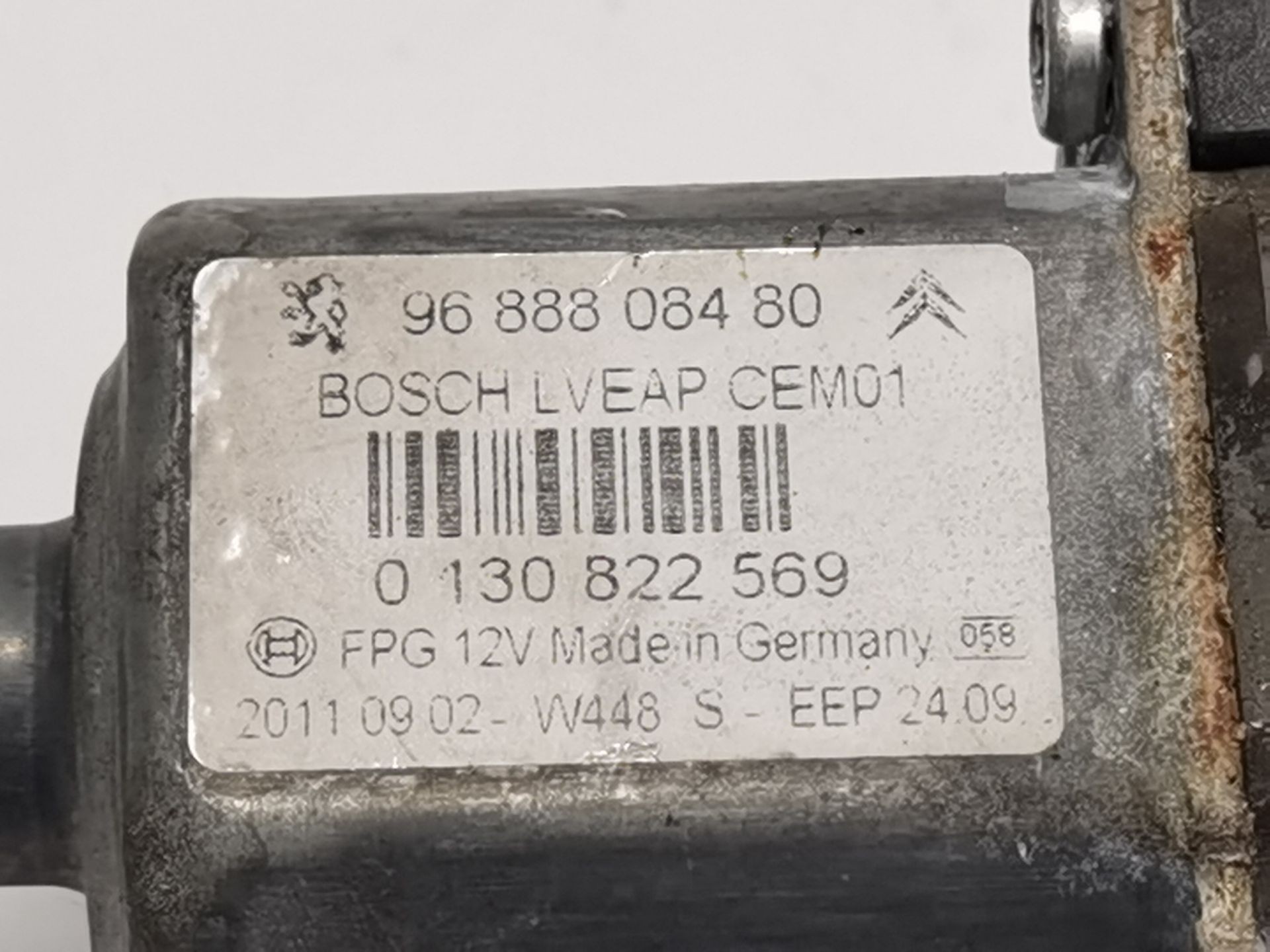 ELEVALUNAS TRASERO IZQUIERDO PEUGEOT 508 I (8D_) 9688808480 / 0130822569 96888084800130822569 - Vista 2