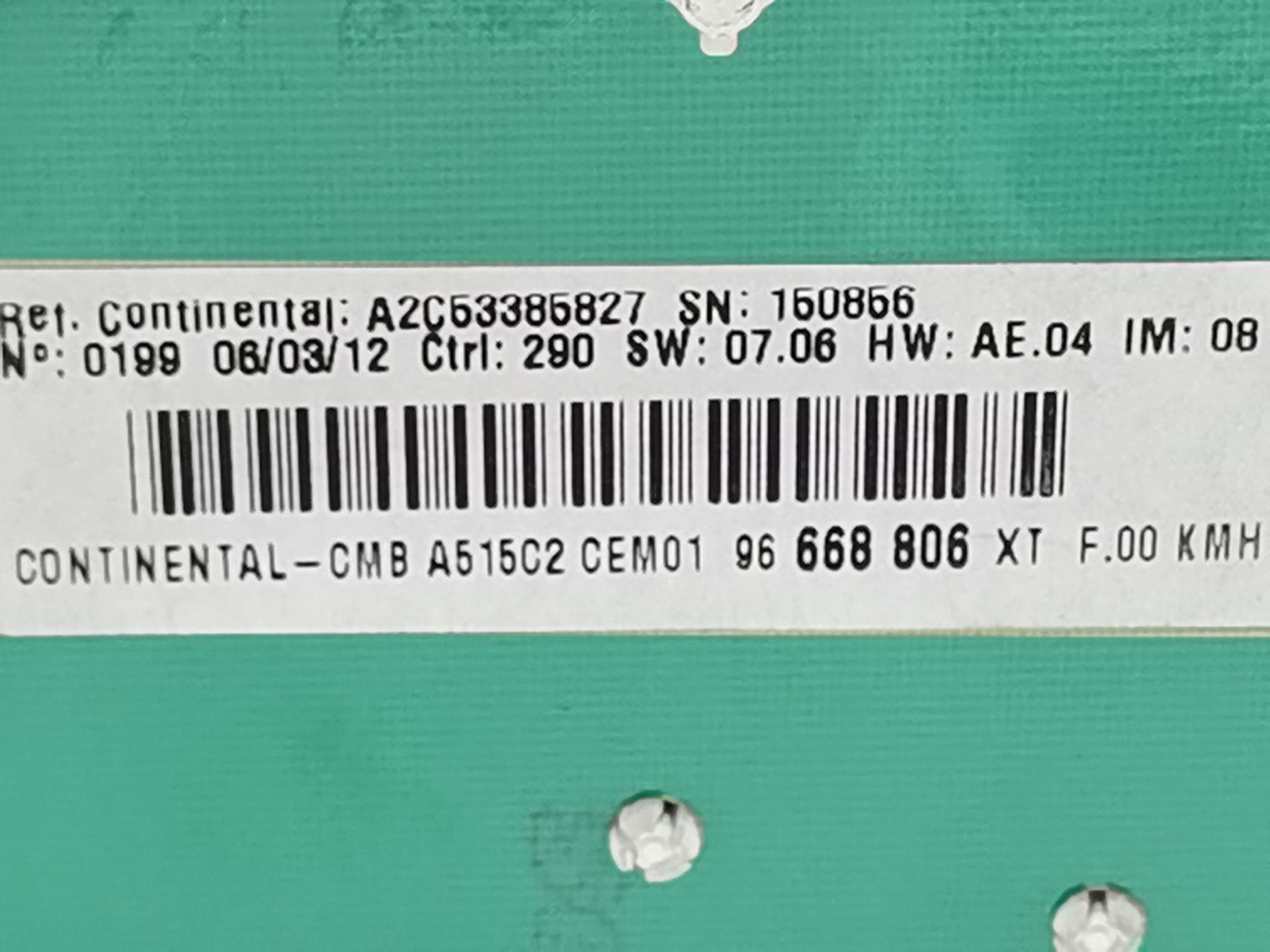 CUADRO INSTRUMENTOS CITROËN C3 II (SC_) 96668806XT / A2C53385740 96668806XTA2C53385740 - Vista 3